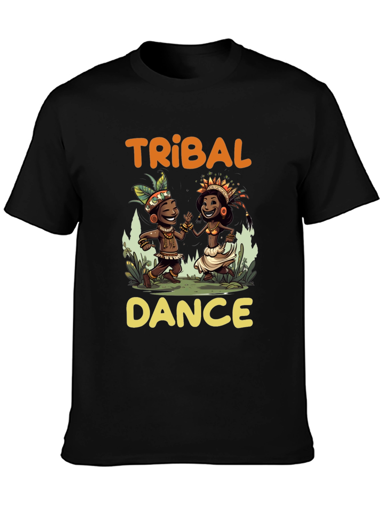 Tribal Dance Graphic T-Shirt