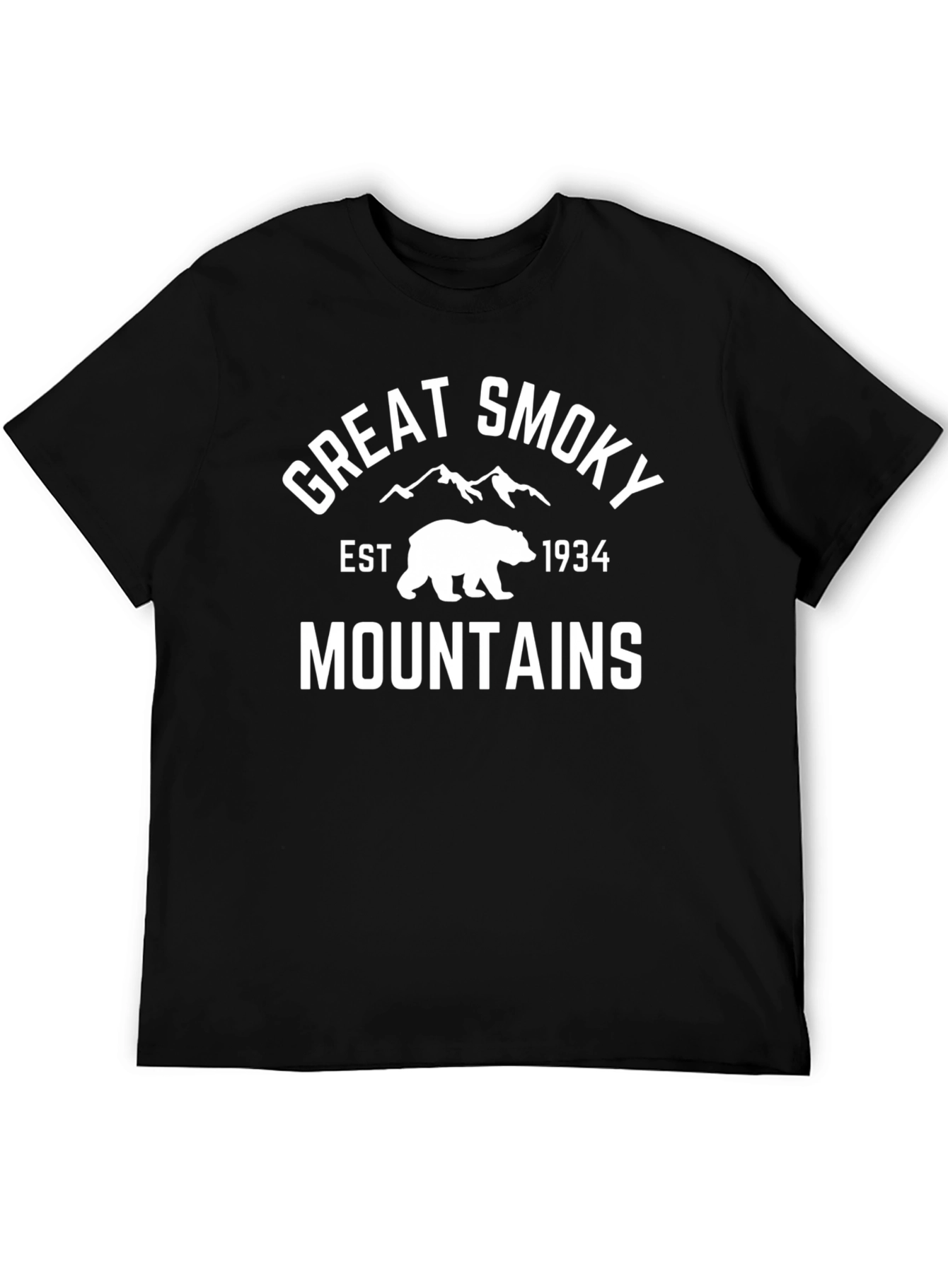 Great Smoky Mountains Tee - Black Bear Graphic T-Shirt
