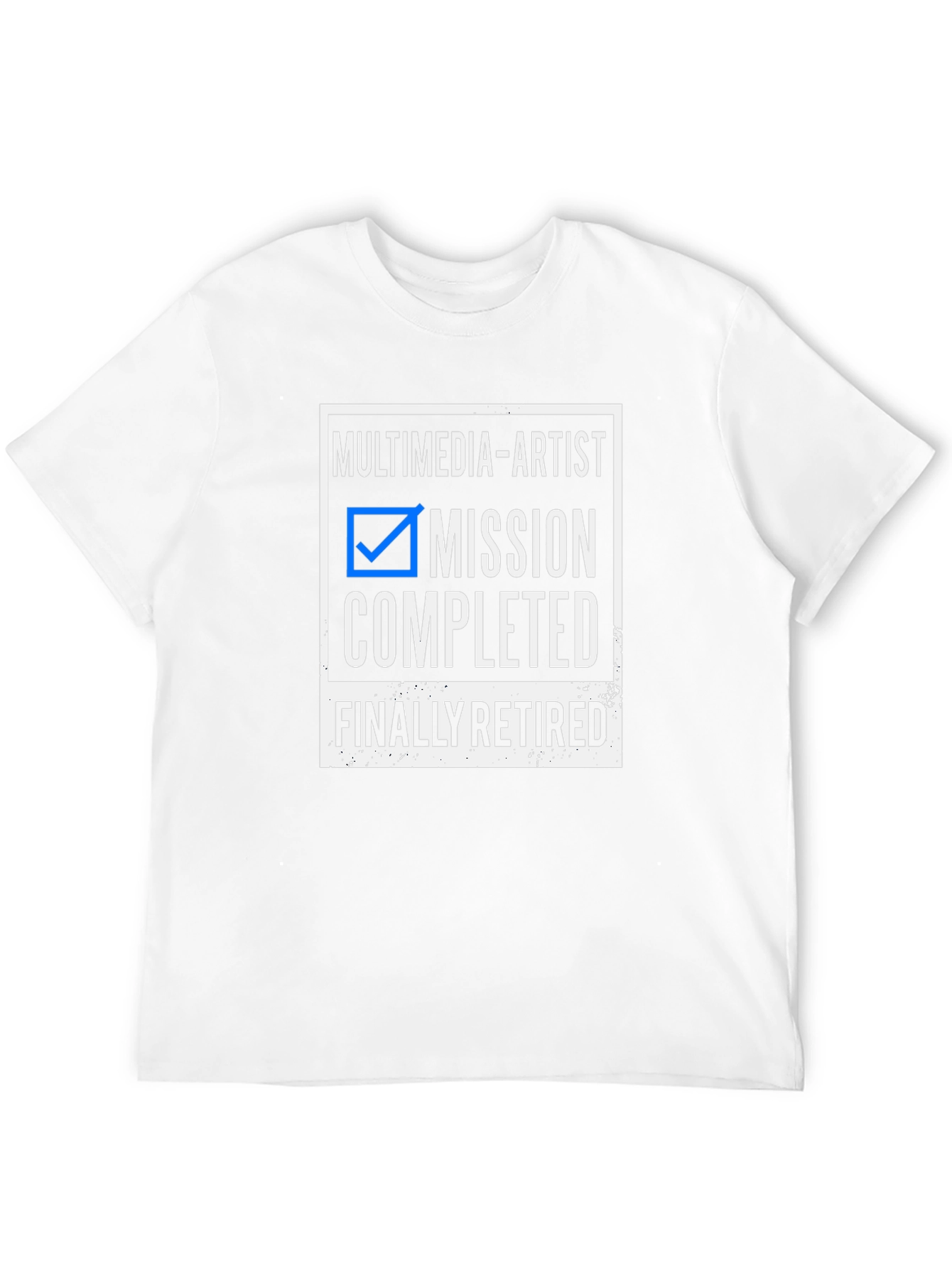Multimedia Artist Retired Black T-Shirt