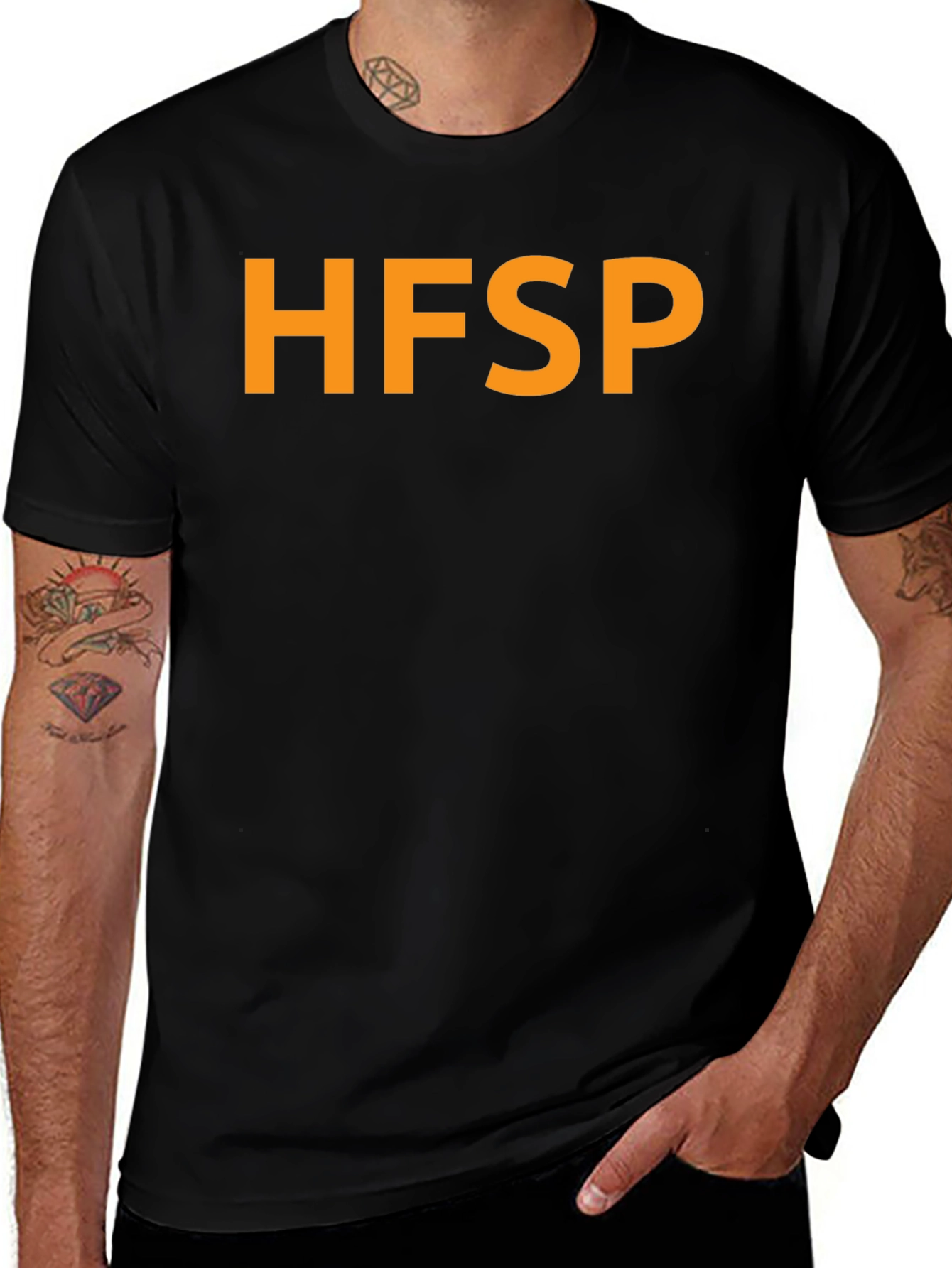 HFSP Bold Tee - Classic Black Cotton Blend