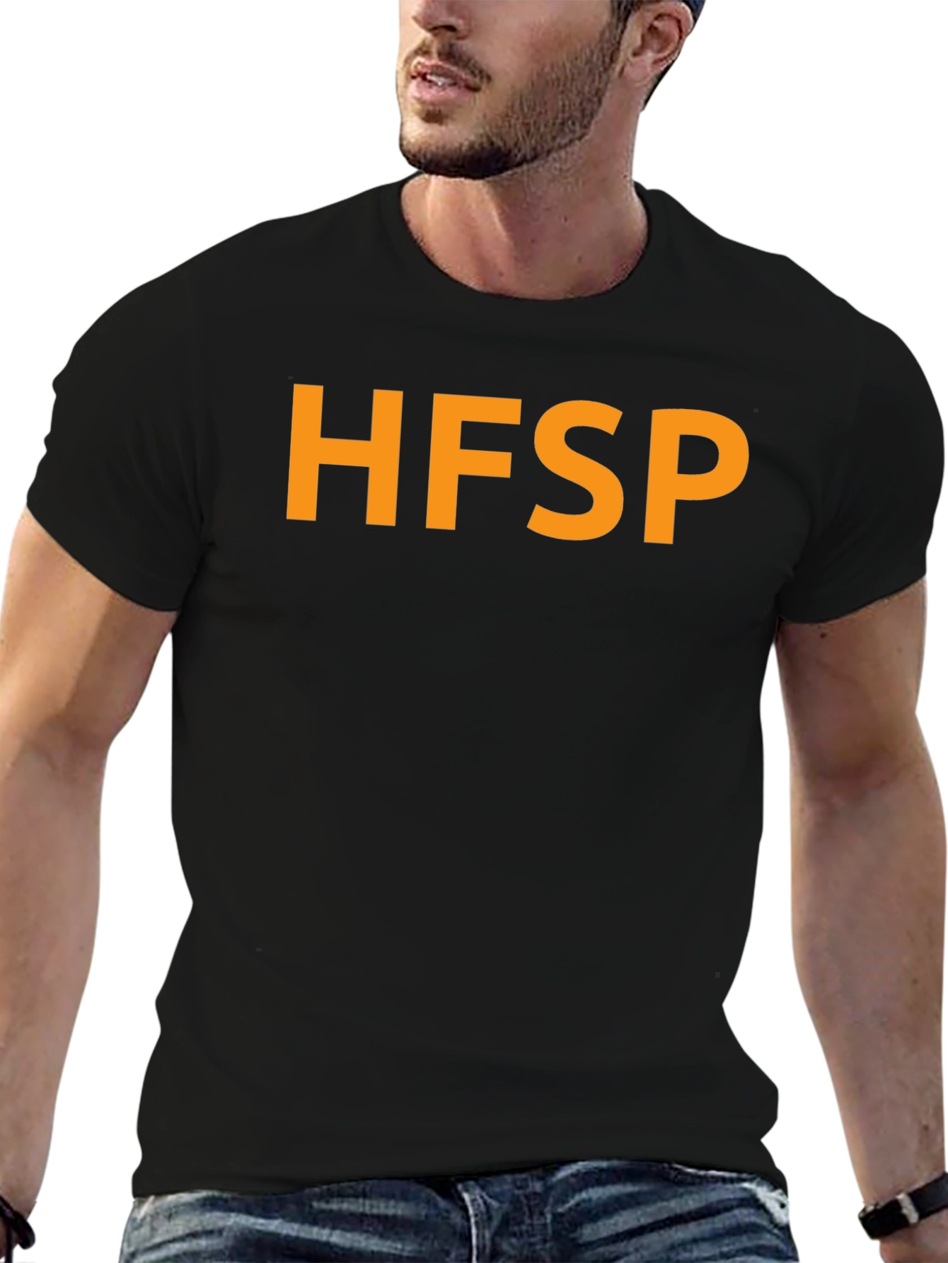 HFSP Bold Tee - Classic Black Cotton Blend