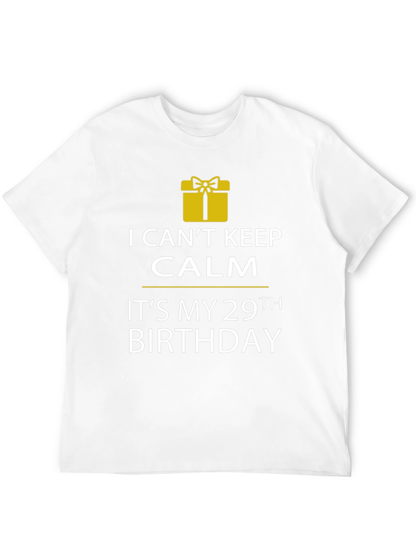 29th Birthday T-Shirt - I Cant Keep Calm
