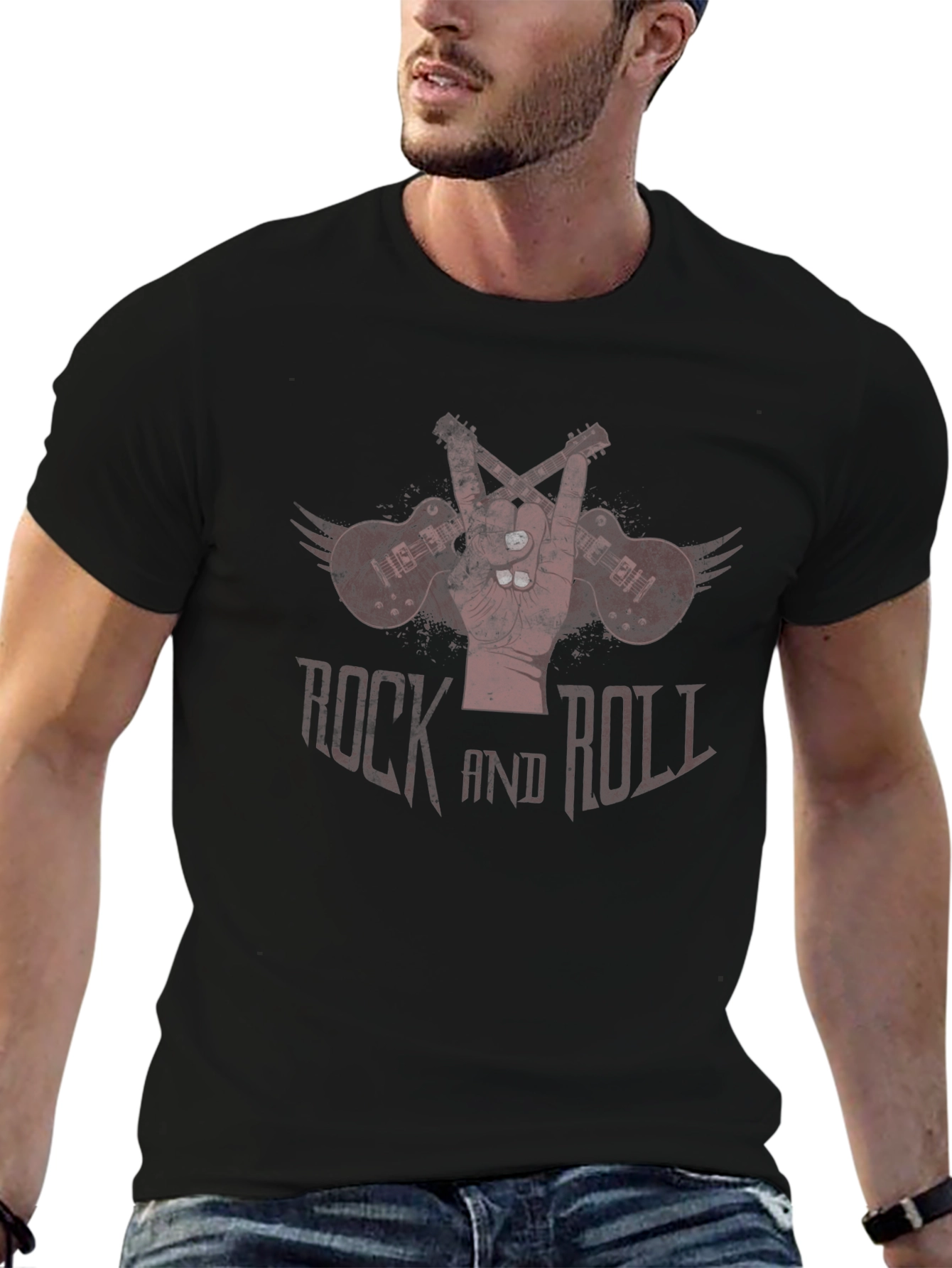 Rock and Roll Music Graphic T-Shirt
