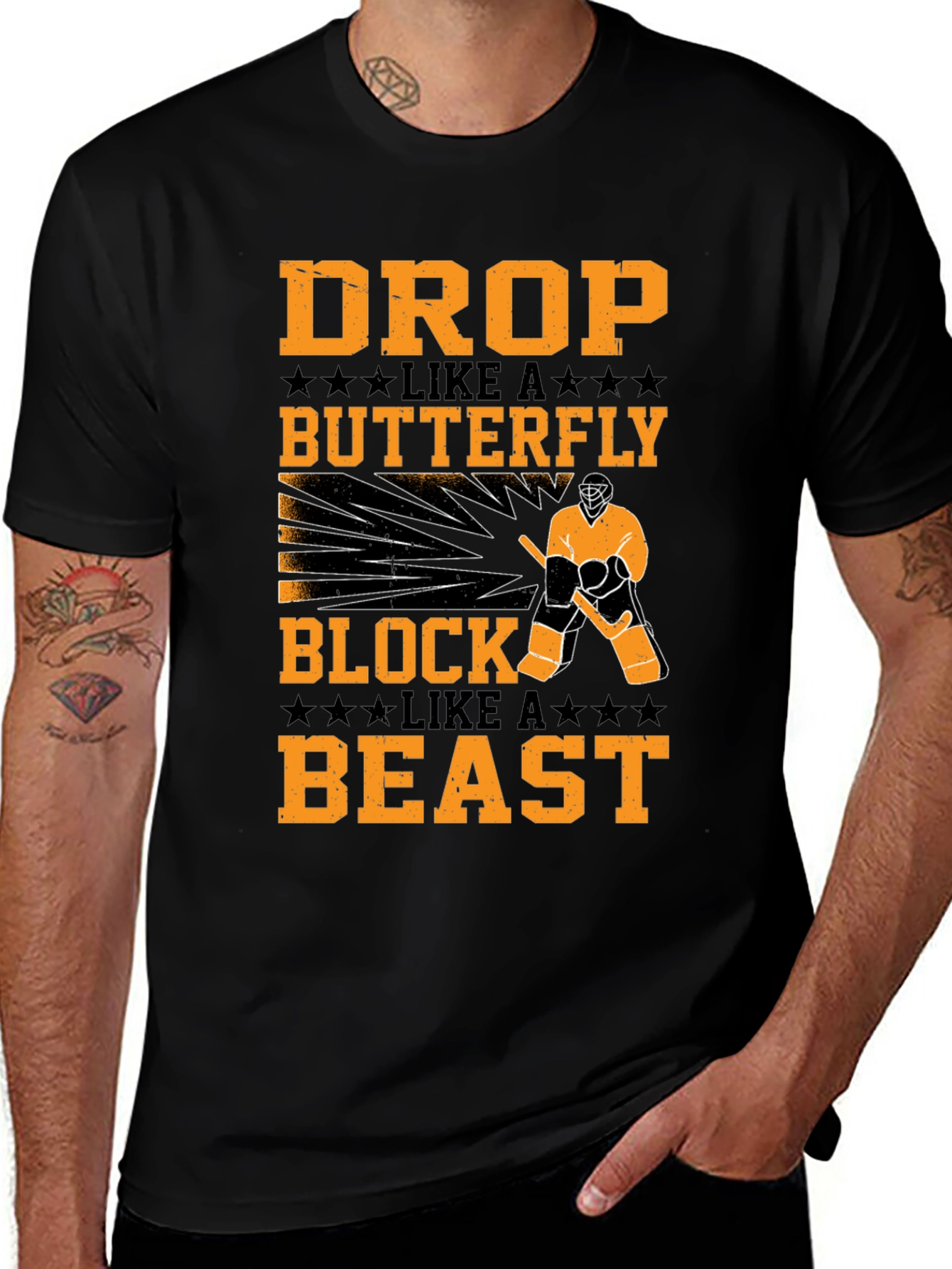 Drop Like a Butterfly Block Like a Beast T-Shirt