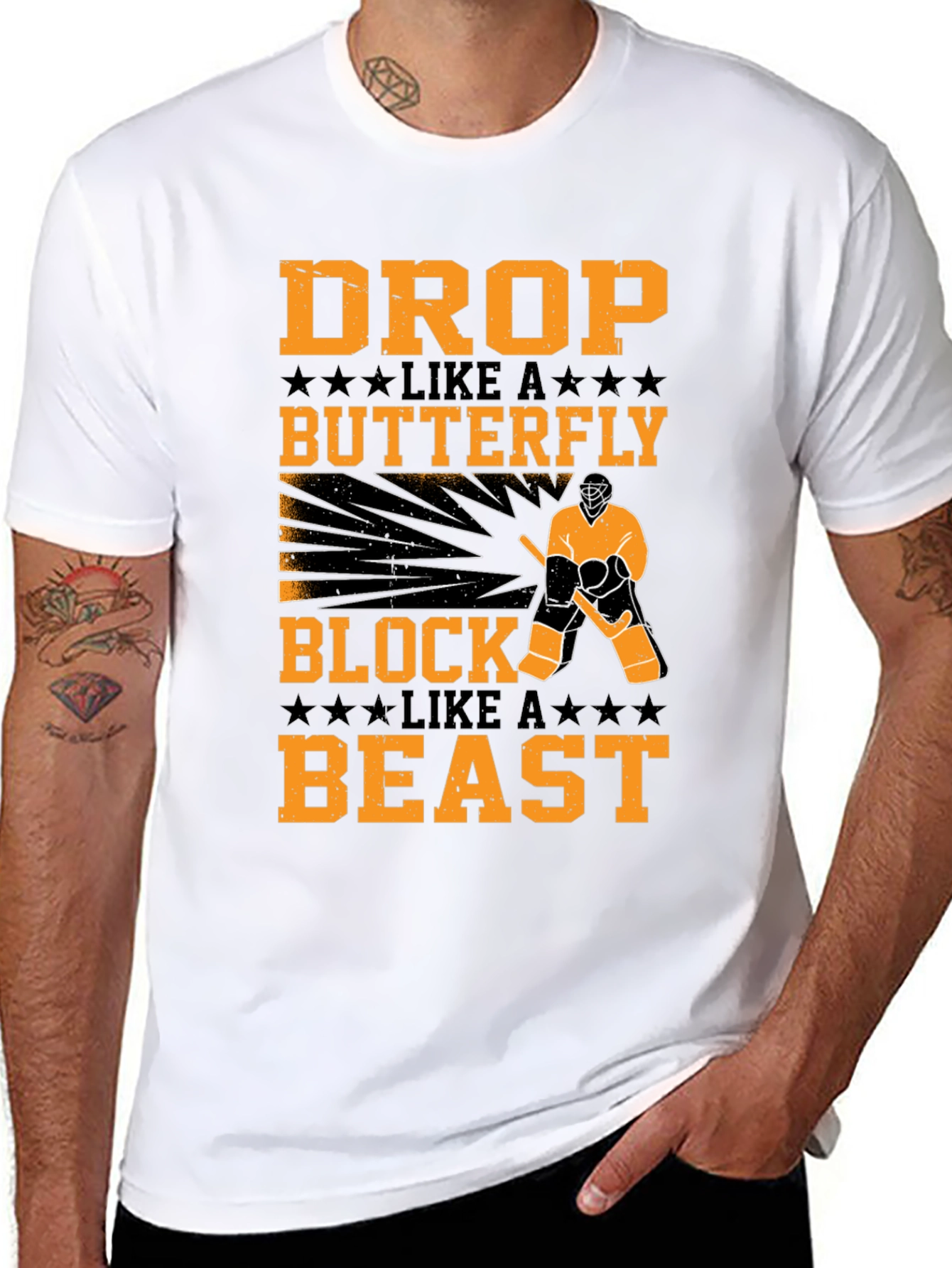 Drop Like a Butterfly Block Like a Beast T-Shirt