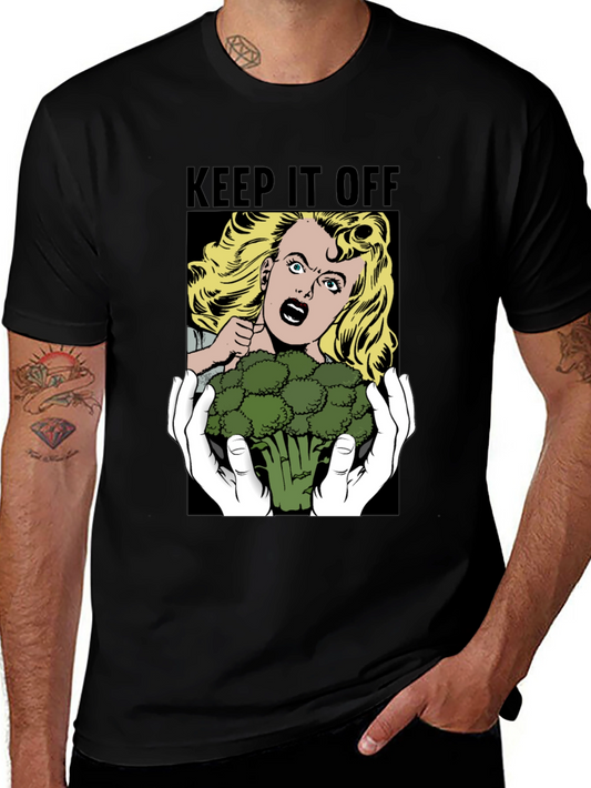 Keep It Off Broccoli T-Shirt Funny Vegan Tee