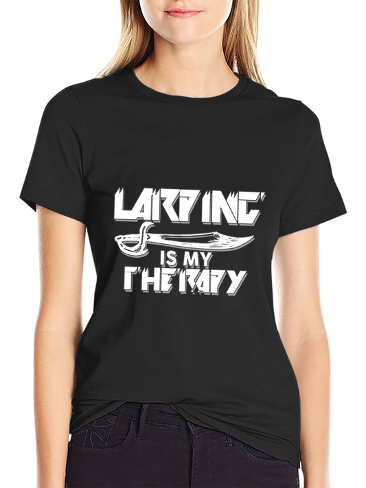 Larking is My Therapy Graphic T-Shirt