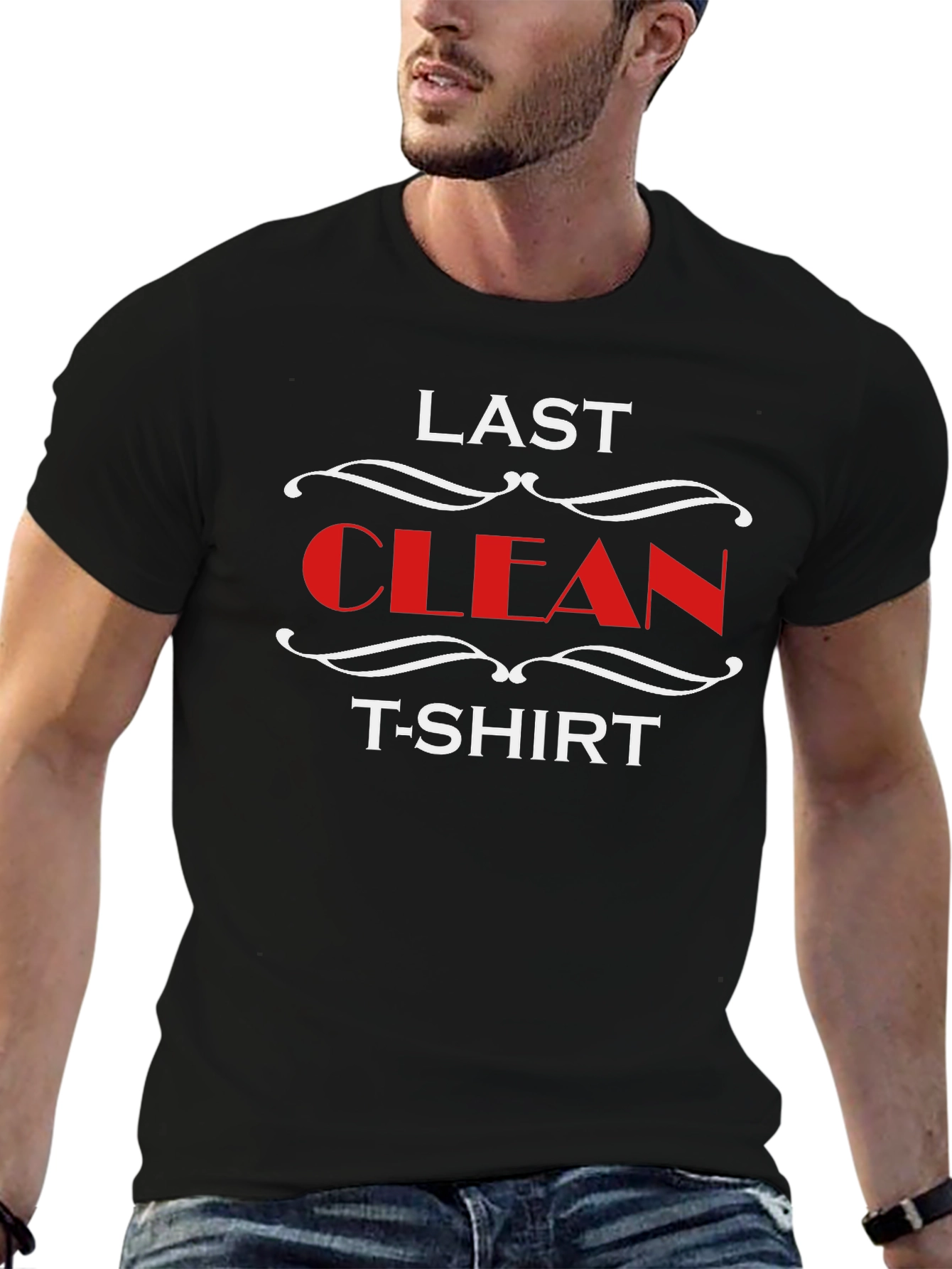 Last Clean T-Shirt Novelty Graphic Tee