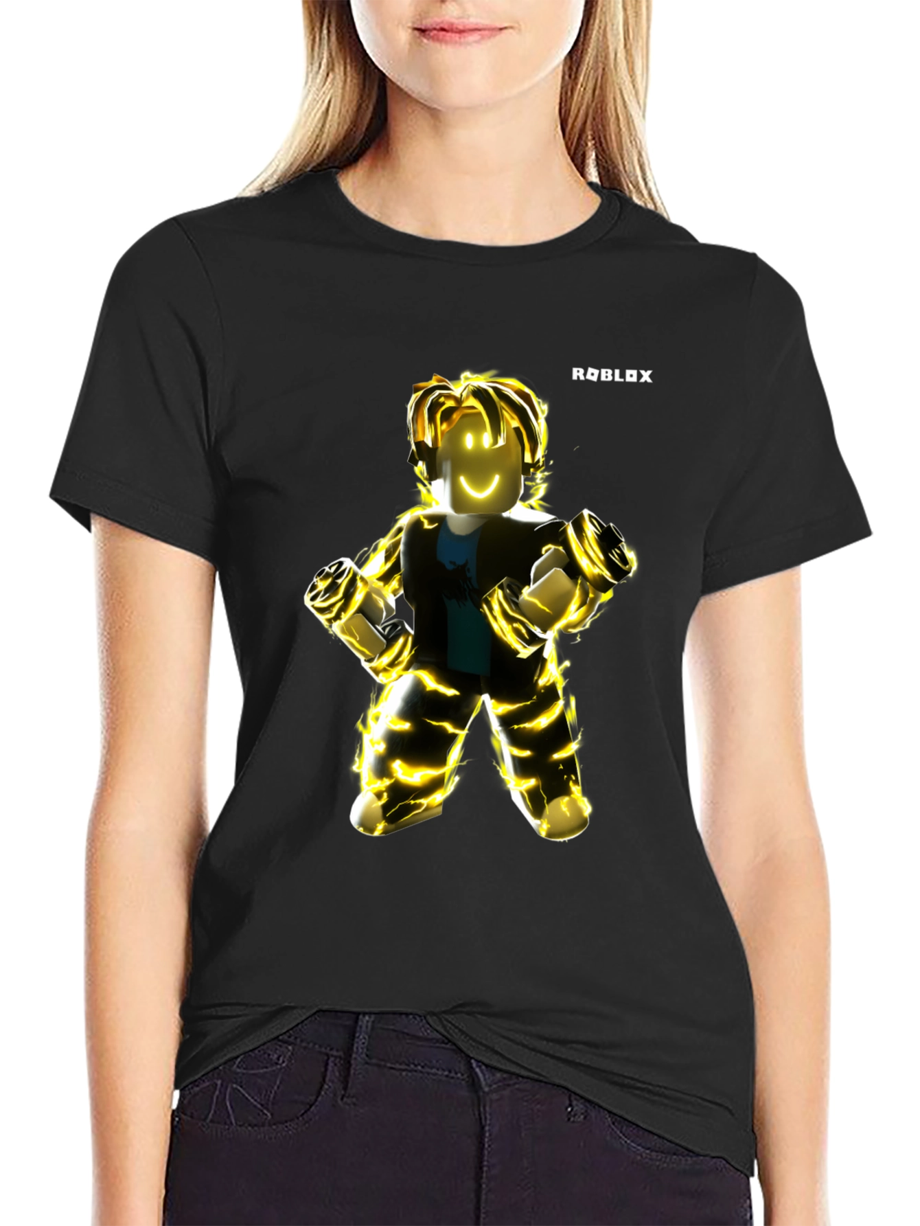 Roblox Character Black T-Shirt