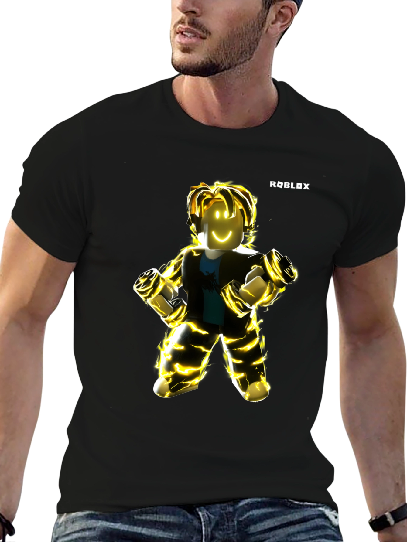 Roblox Character Black T-Shirt