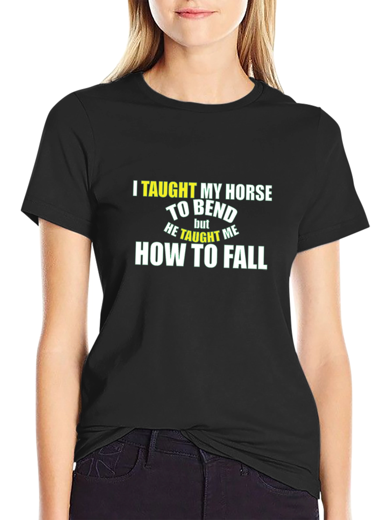 Funny Horse Riding T-Shirt - How to Fall