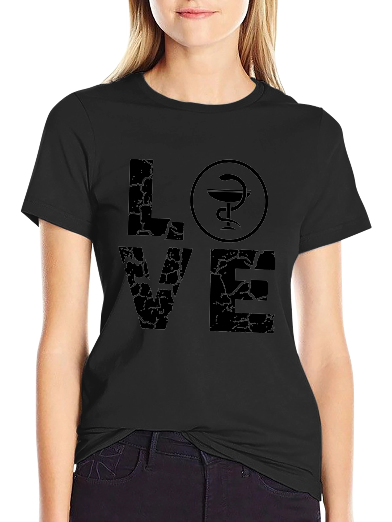 Love Pharmacy T-Shirt - Distressed Design