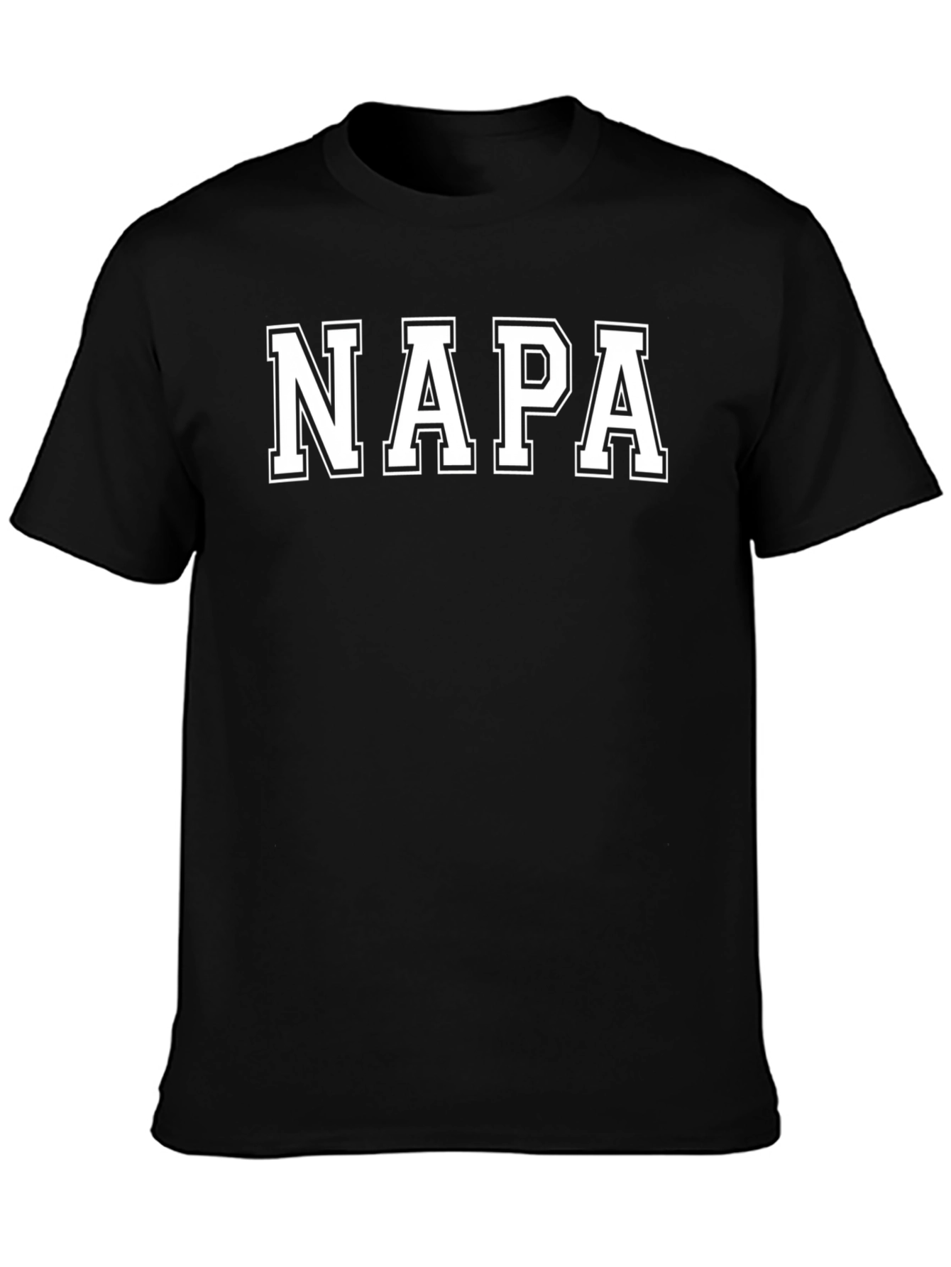 NAPA Collegiate Style Graphic T-Shirt - Black