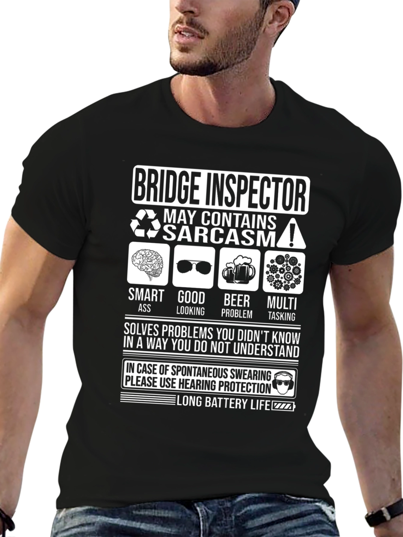 Bridge Inspector Sarcastic Humor T-Shirt