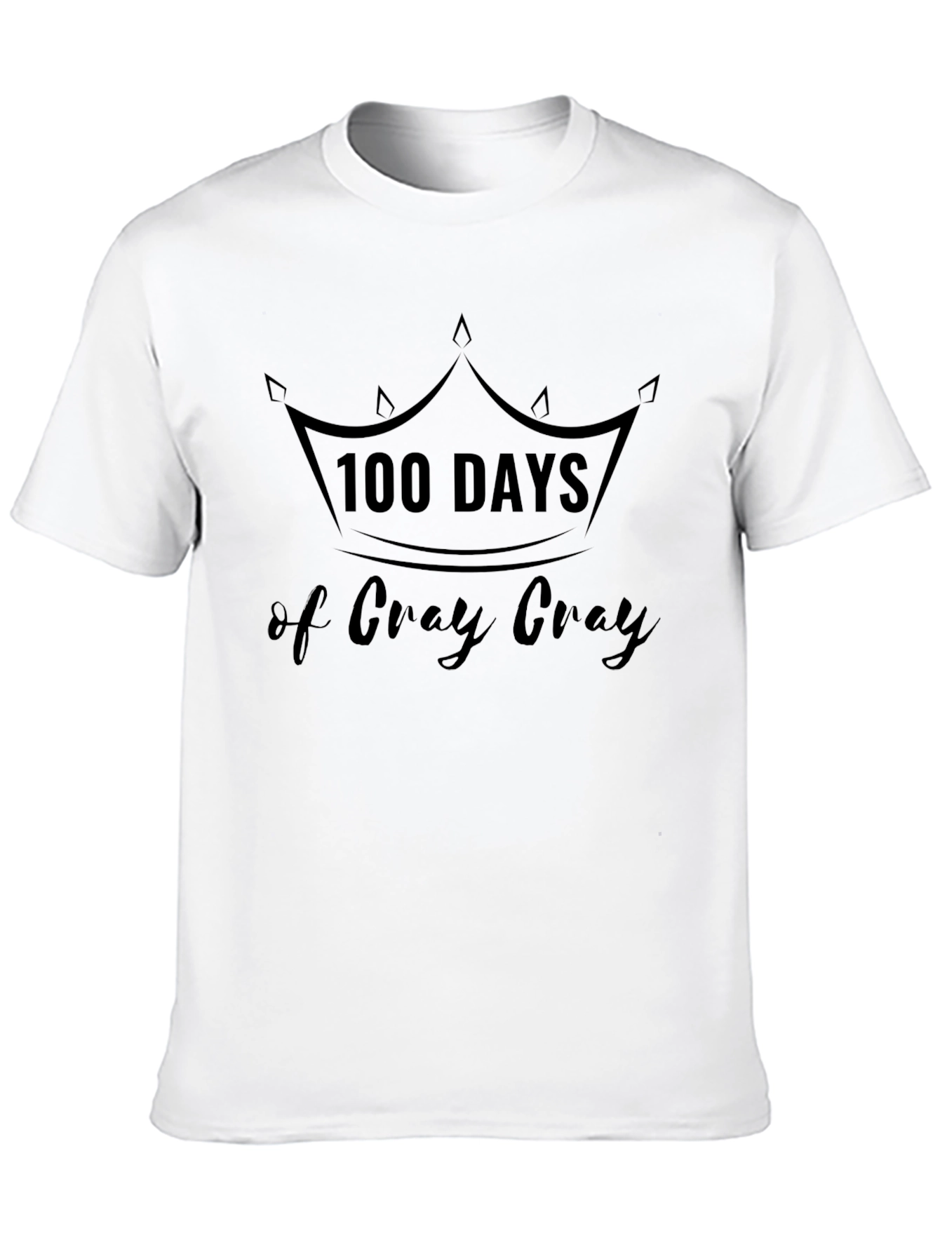 100 Days of Cray Cray Black Tee