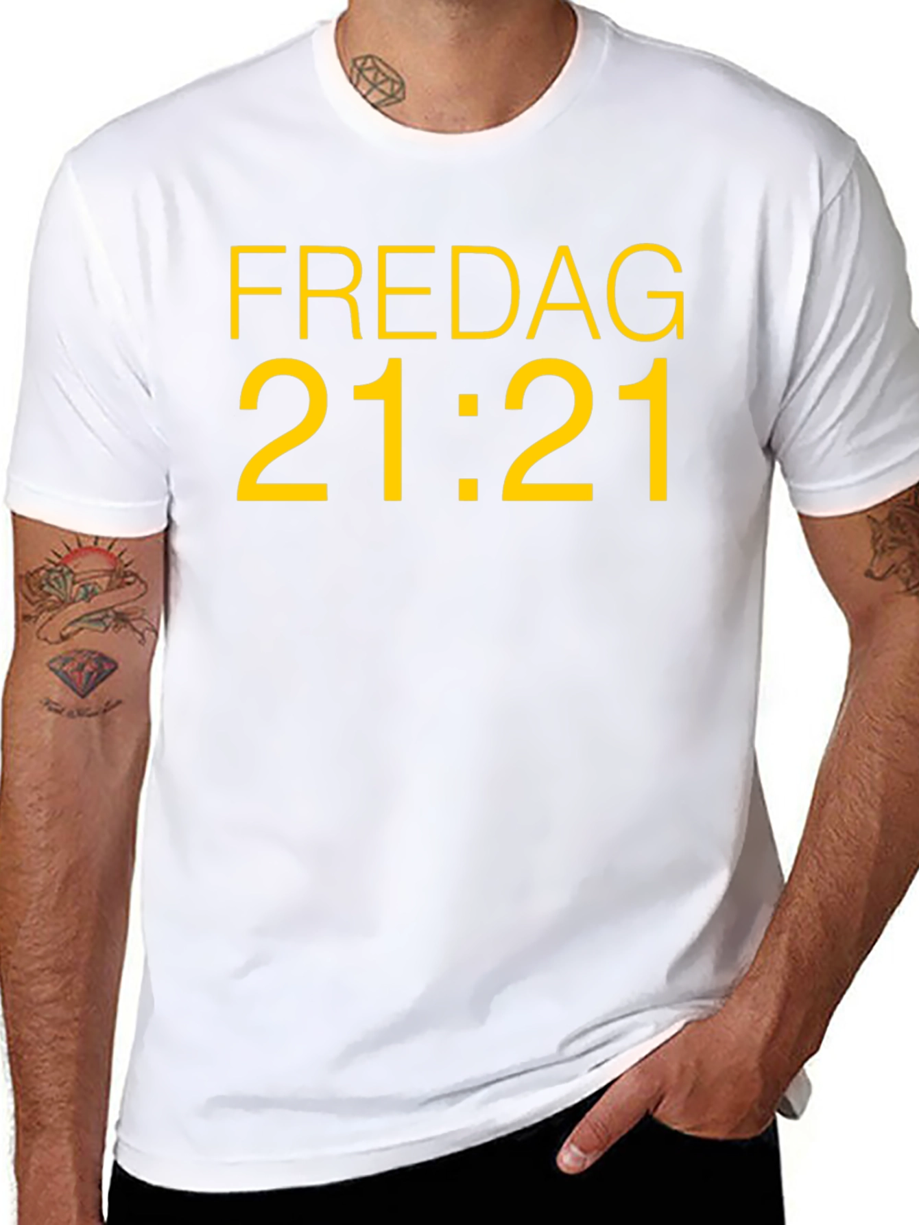 Fredag 21:21 Black T-Shirt