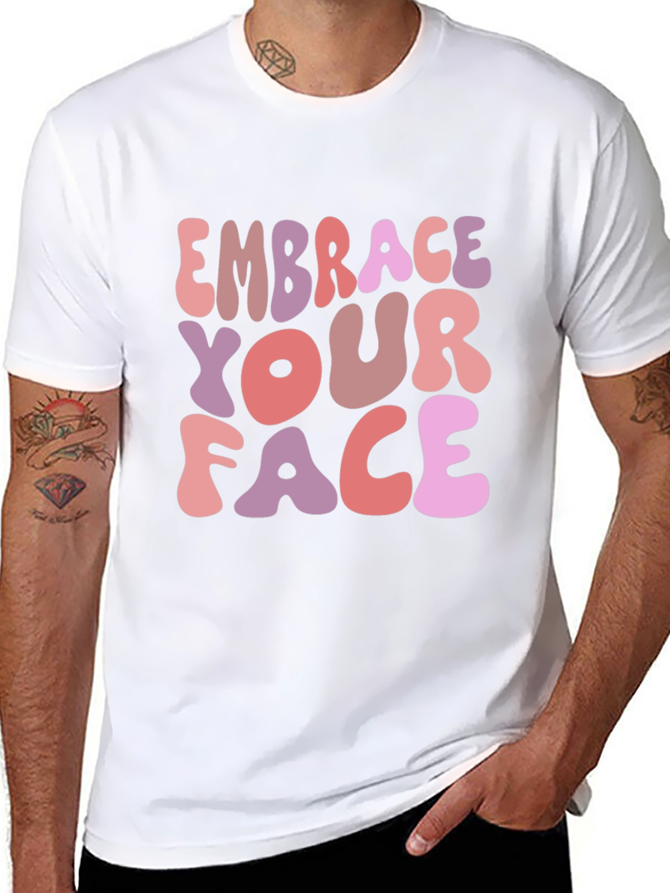 Embrace Your Face Graphic Tee