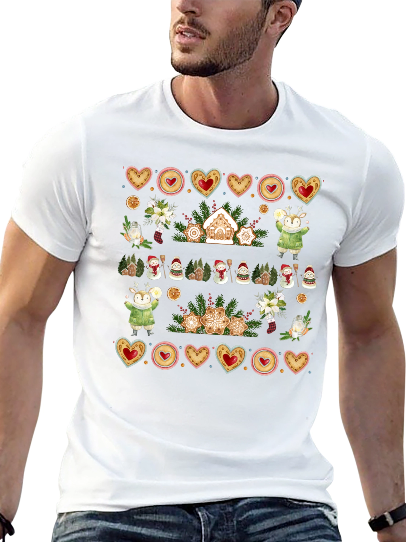 Festive Christmas Cookie T-Shirt