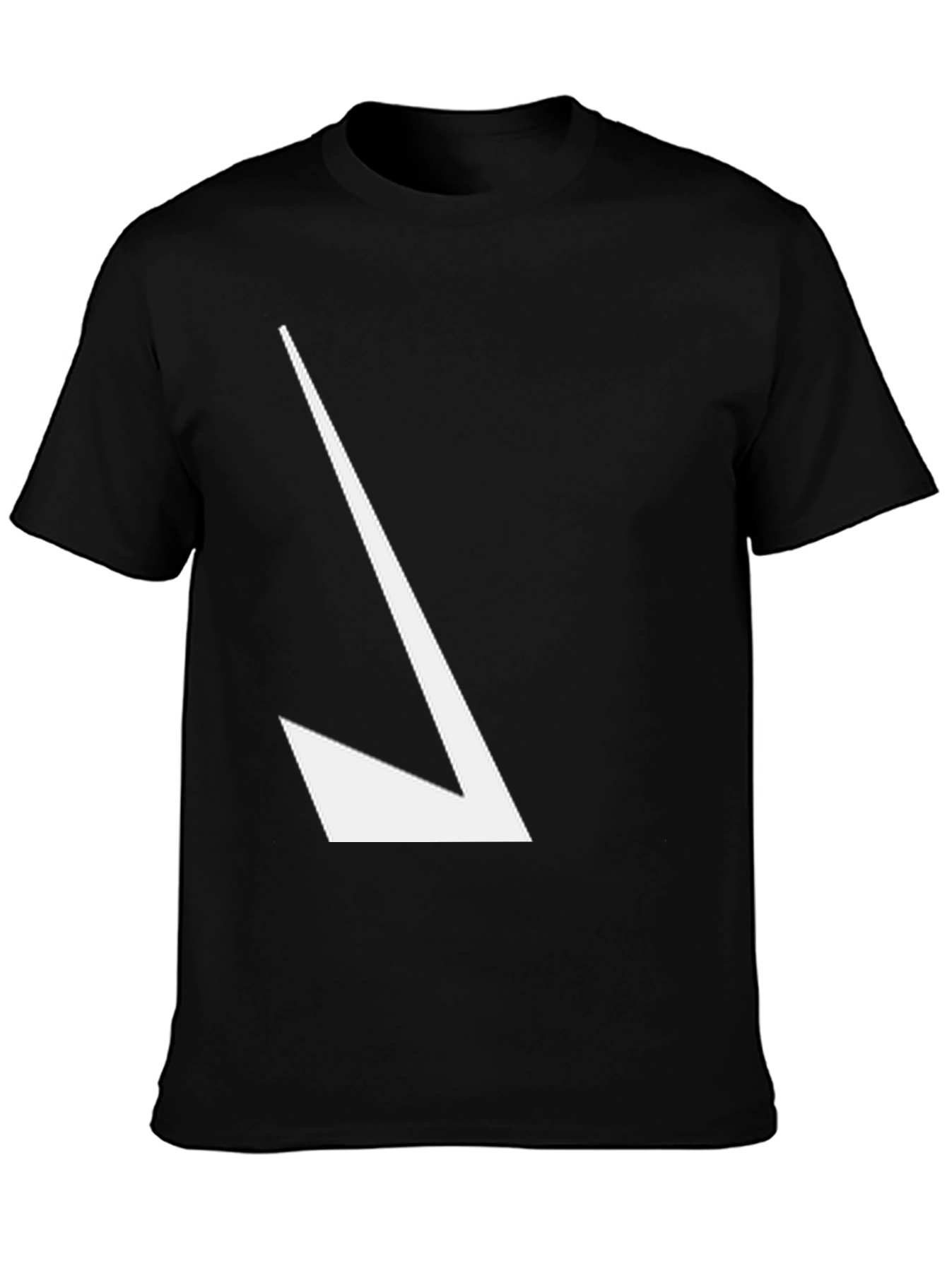Modern Arrow Graphic Tee - Black Casual Shirt