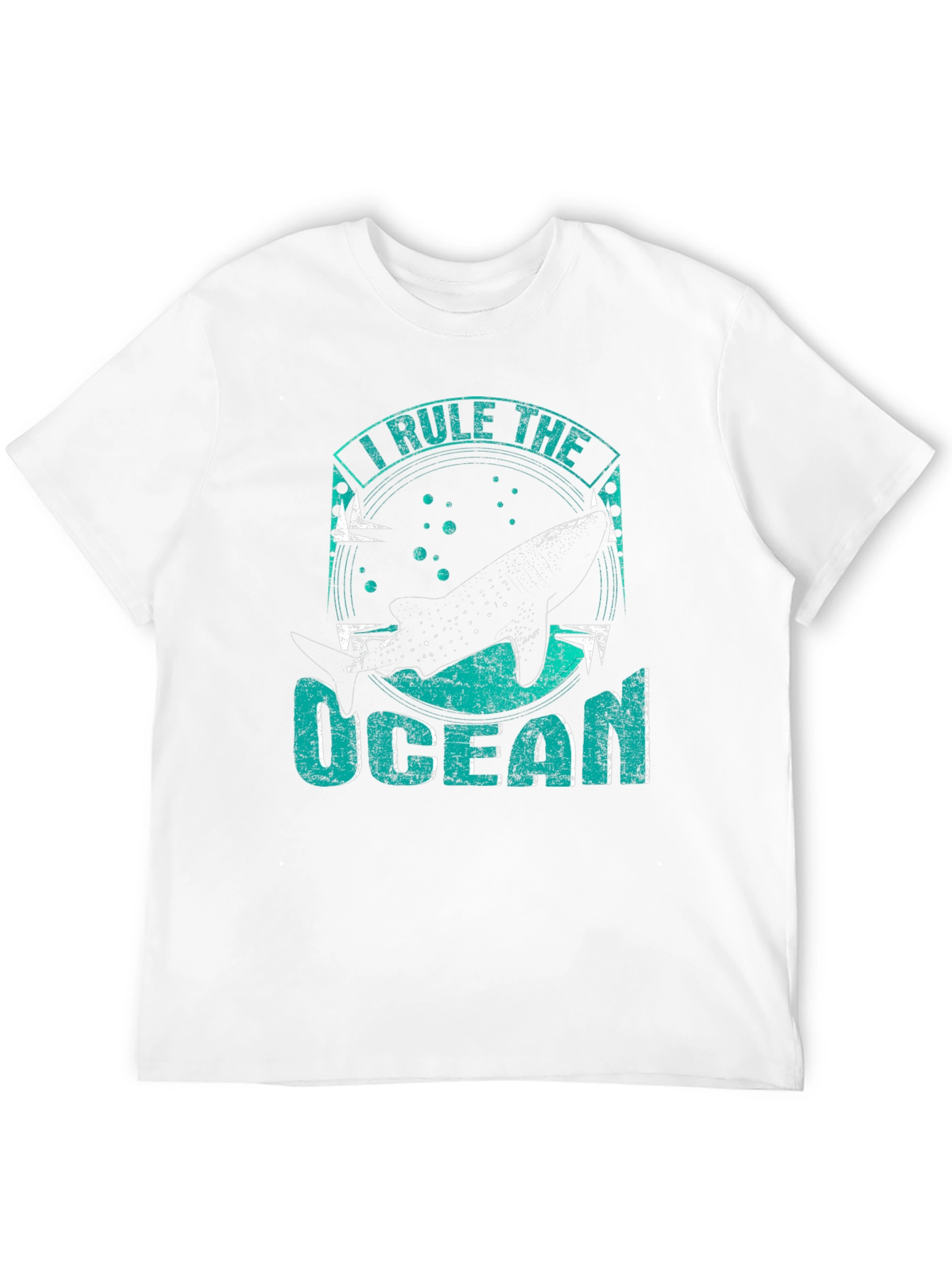 I Rule The Ocean Whale Shark Graphic T-Shirt