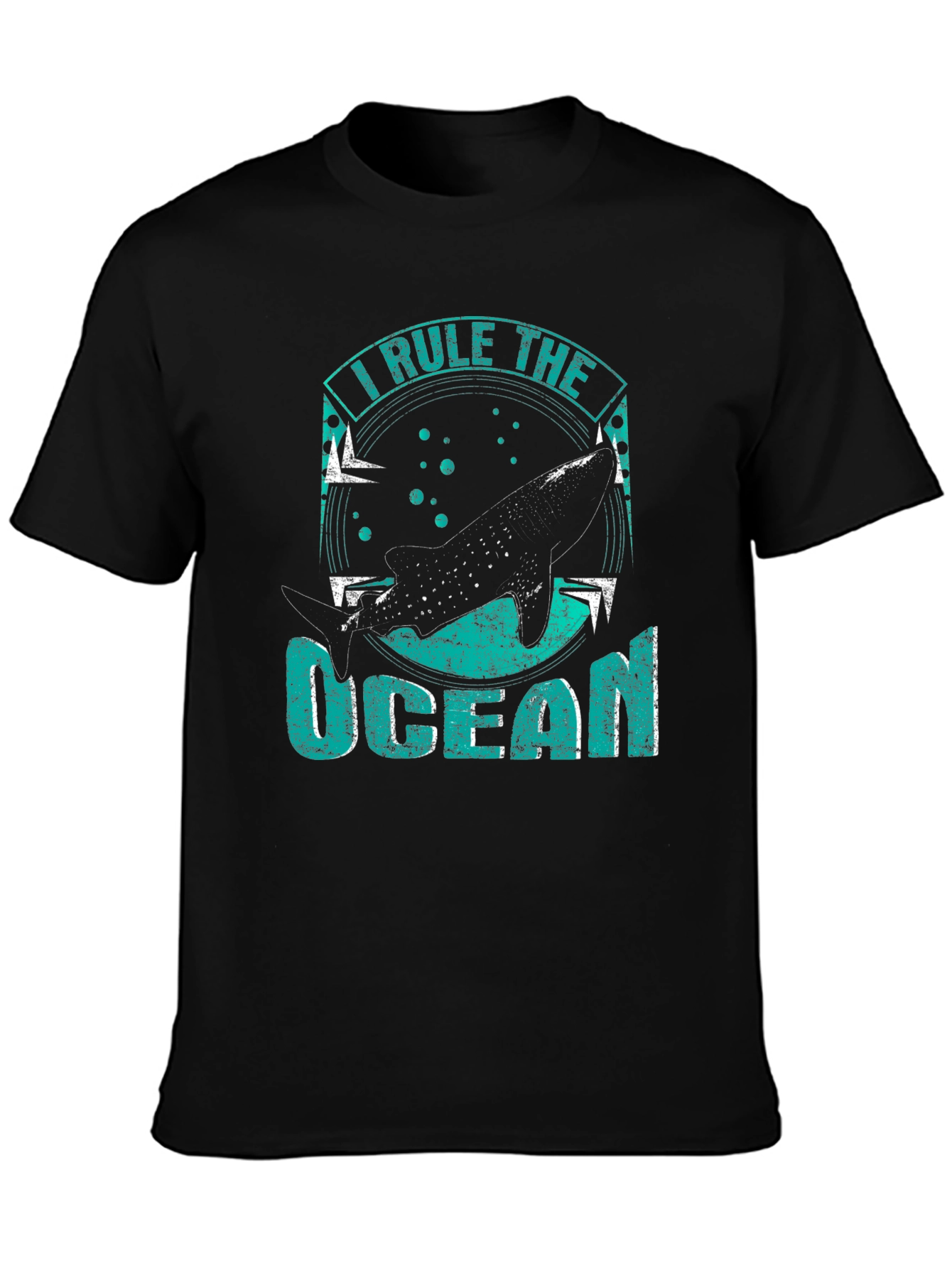 I Rule The Ocean Whale Shark Graphic T-Shirt