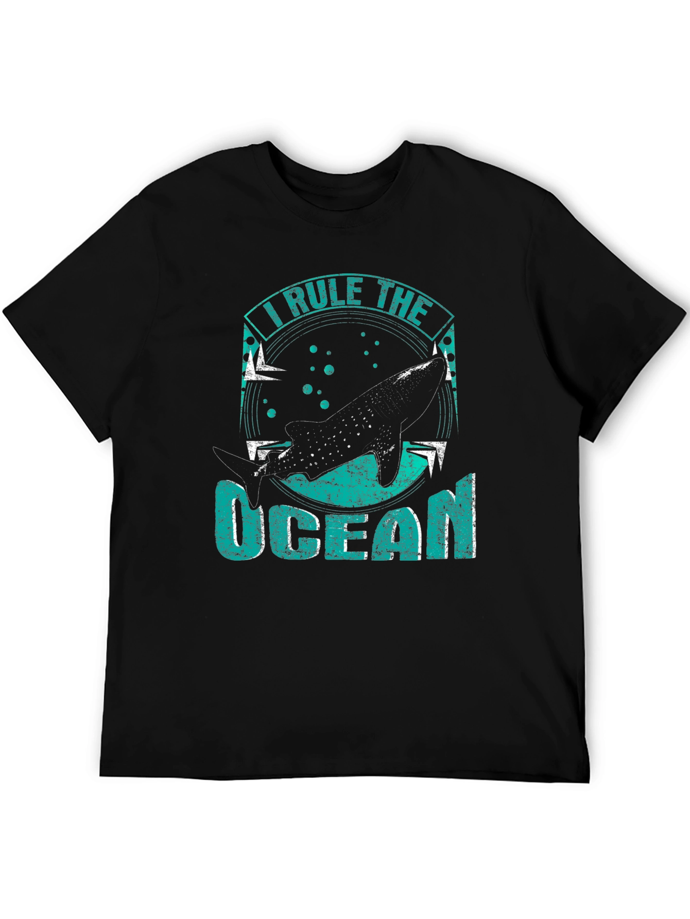 I Rule The Ocean Whale Shark Graphic T-Shirt