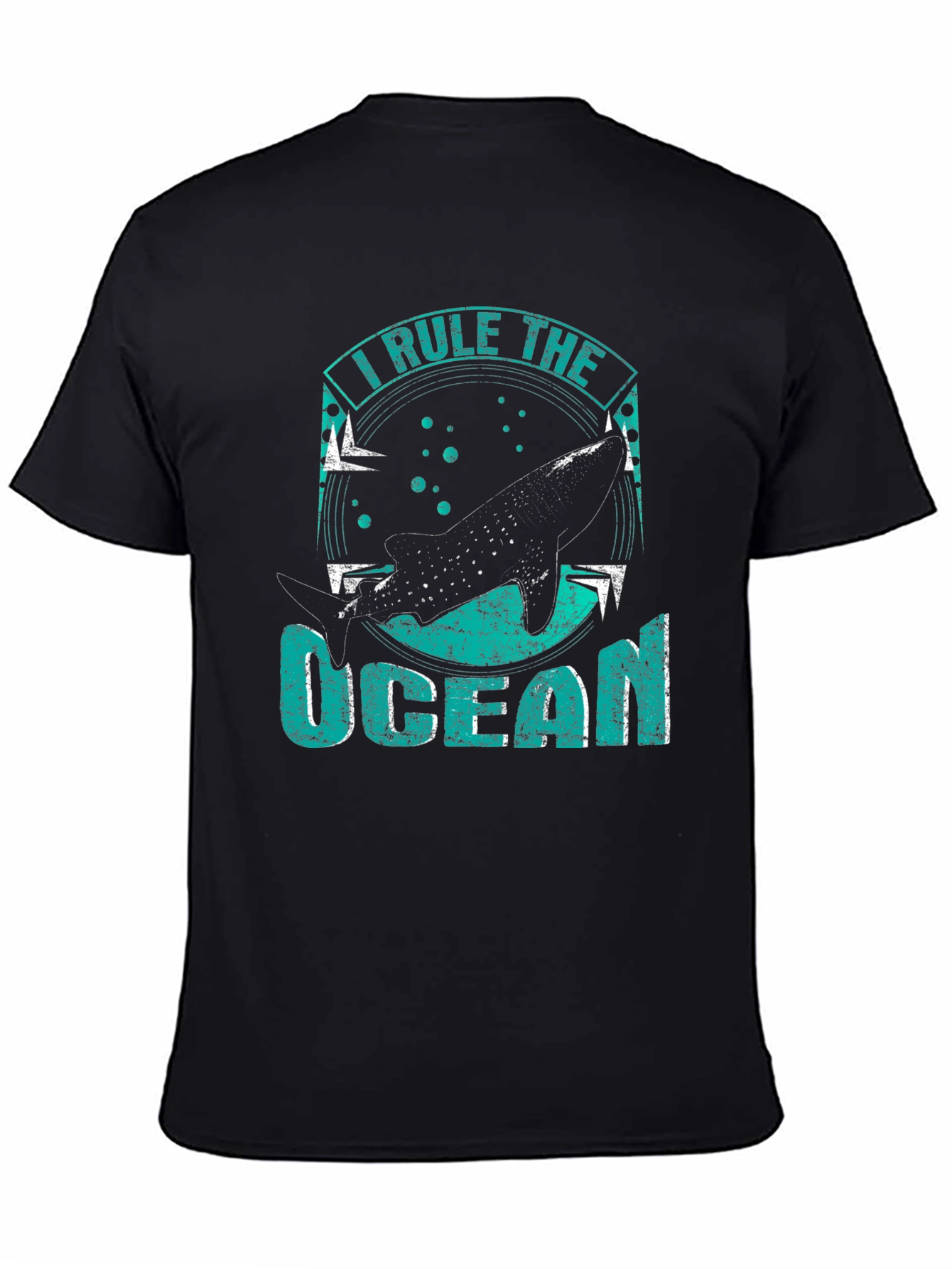 I Rule The Ocean Whale Shark Graphic T-Shirt
