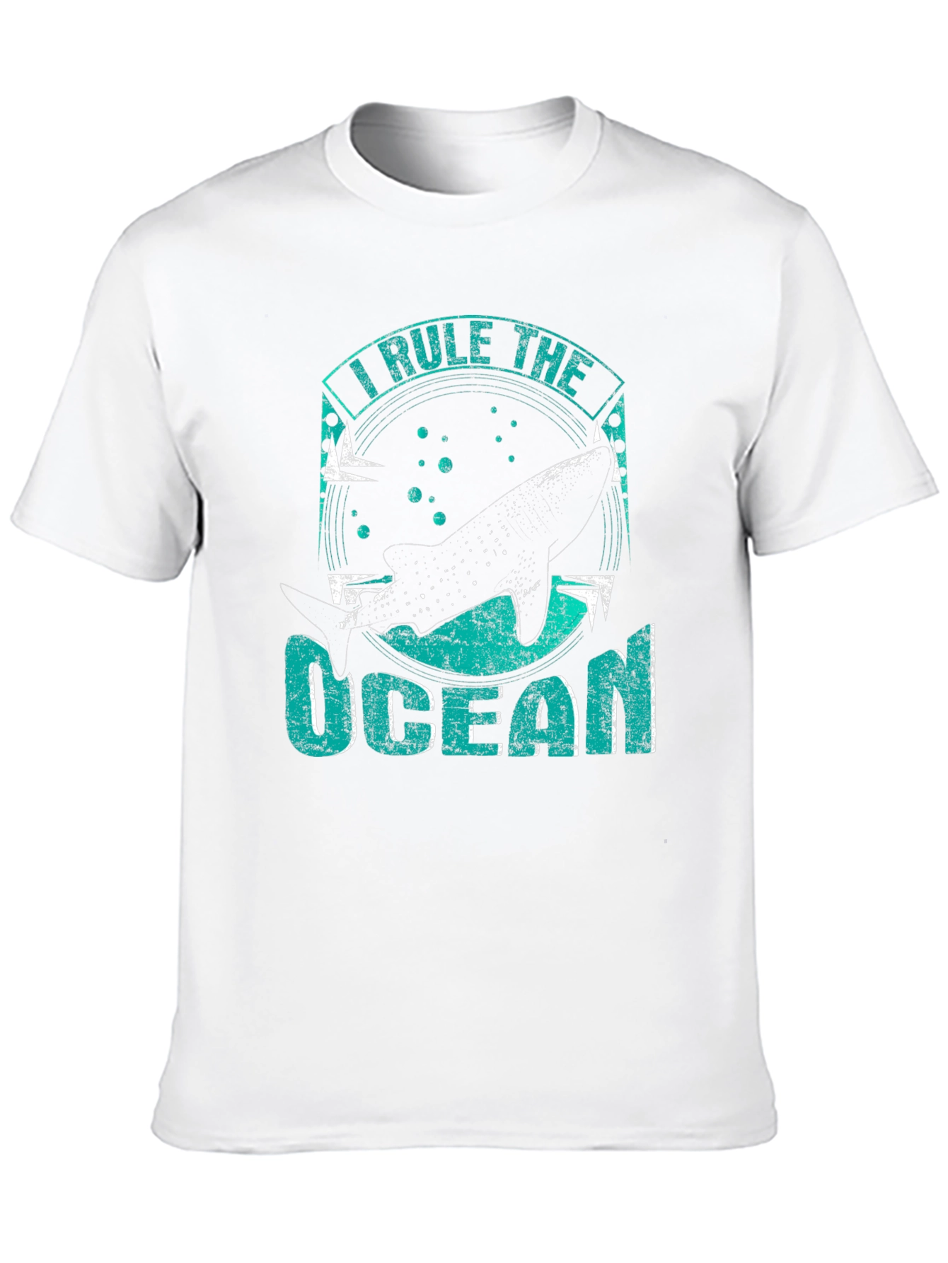 I Rule The Ocean Whale Shark Graphic T-Shirt