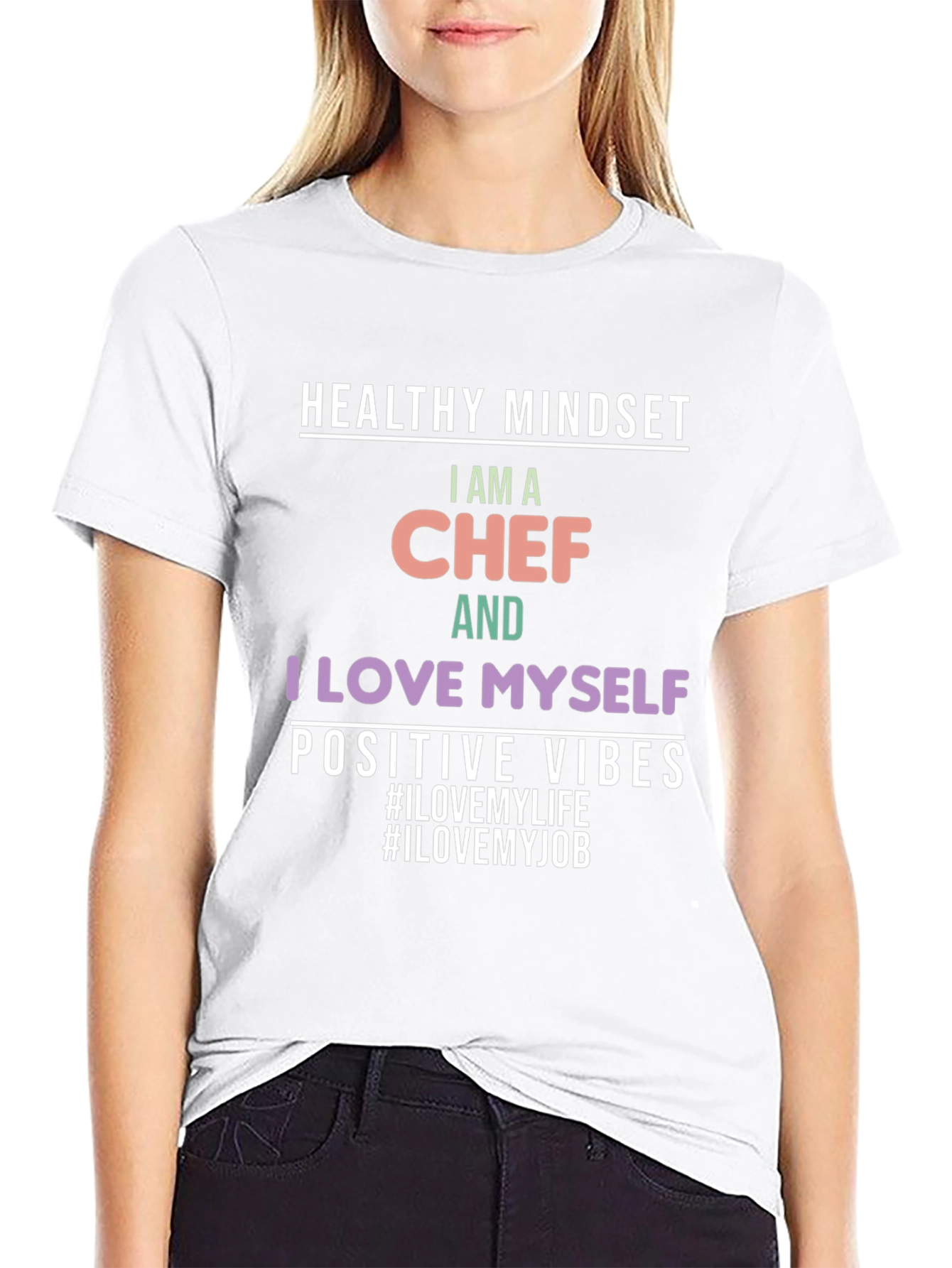 Healthy Mindset Chef Graphic T-Shirt