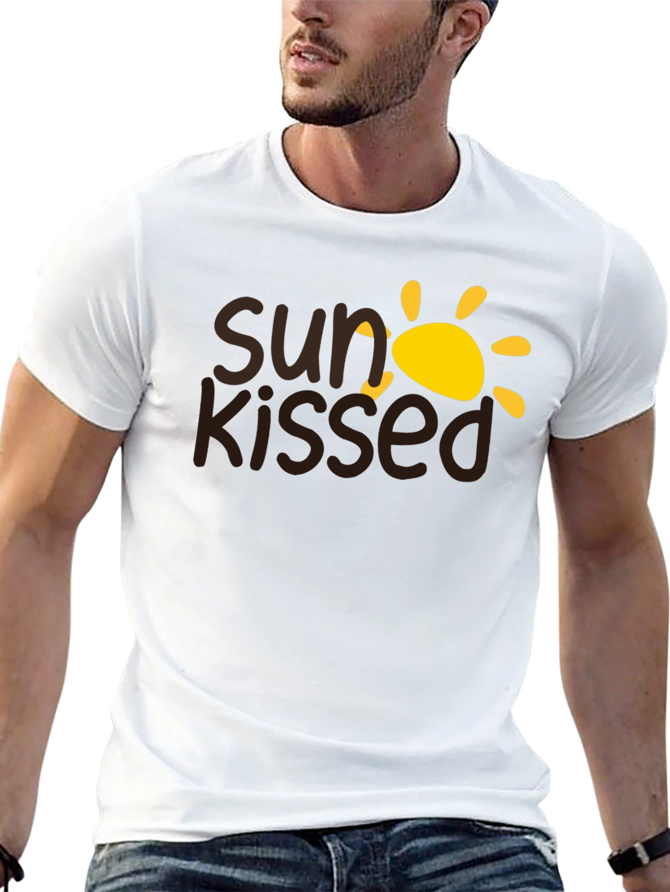 Sun Kissed Graphic T-Shirt - Trendy Casual Wear