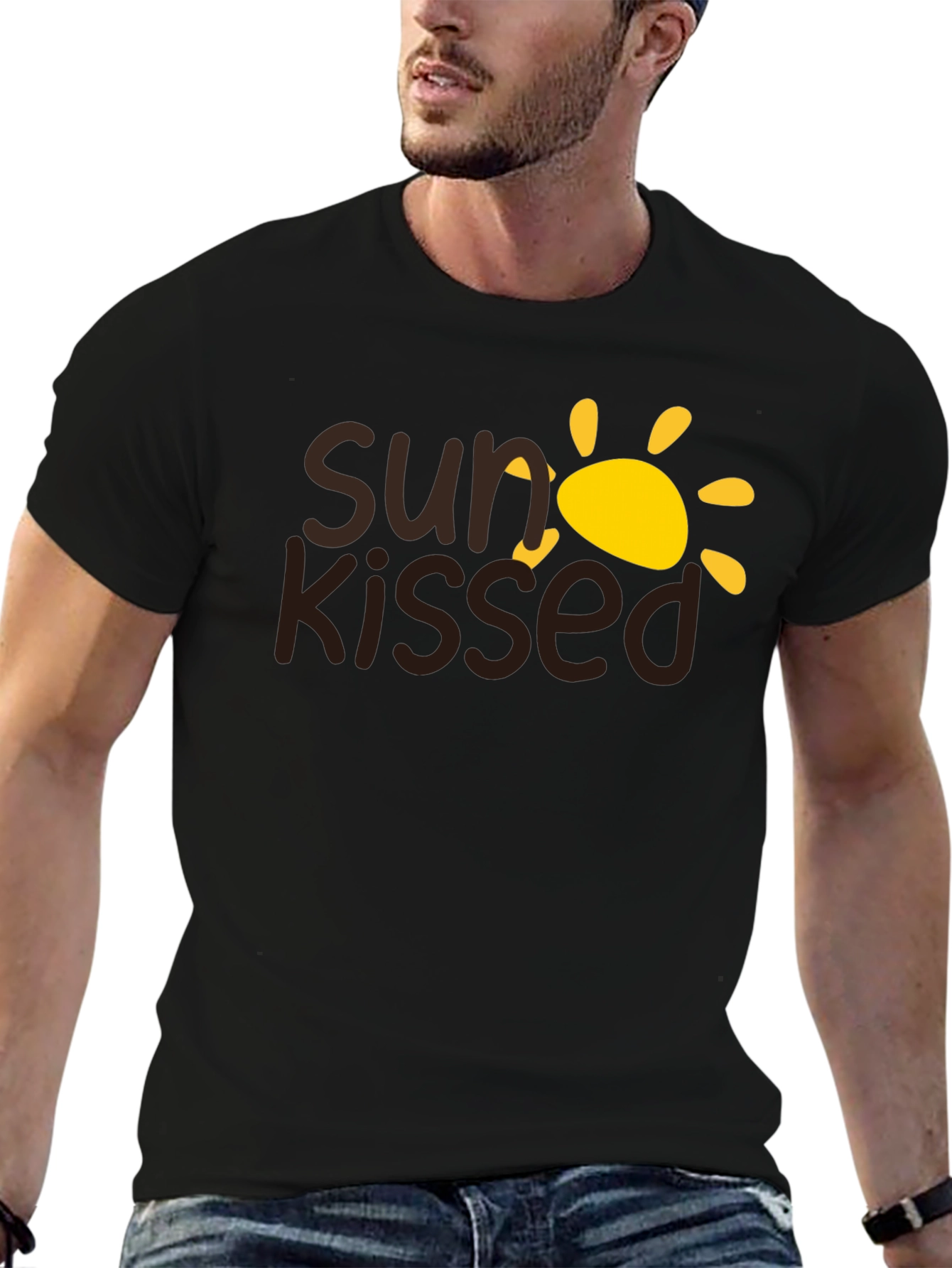 Sun Kissed Graphic T-Shirt - Trendy Casual Wear