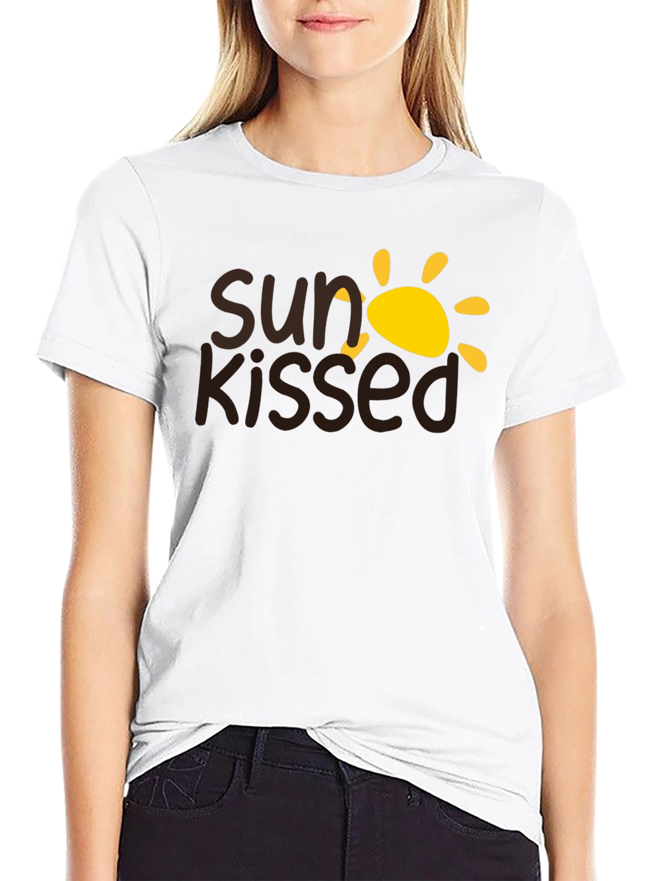 Sun Kissed Graphic T-Shirt - Trendy Casual Wear
