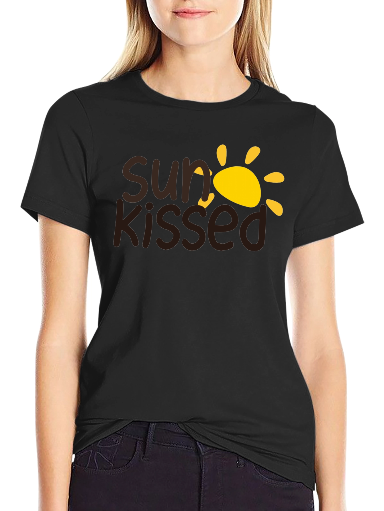 Sun Kissed Graphic T-Shirt - Trendy Casual Wear