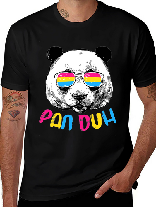 Panda Pan Duh T-Shirt - Cool Bear Pride Tee