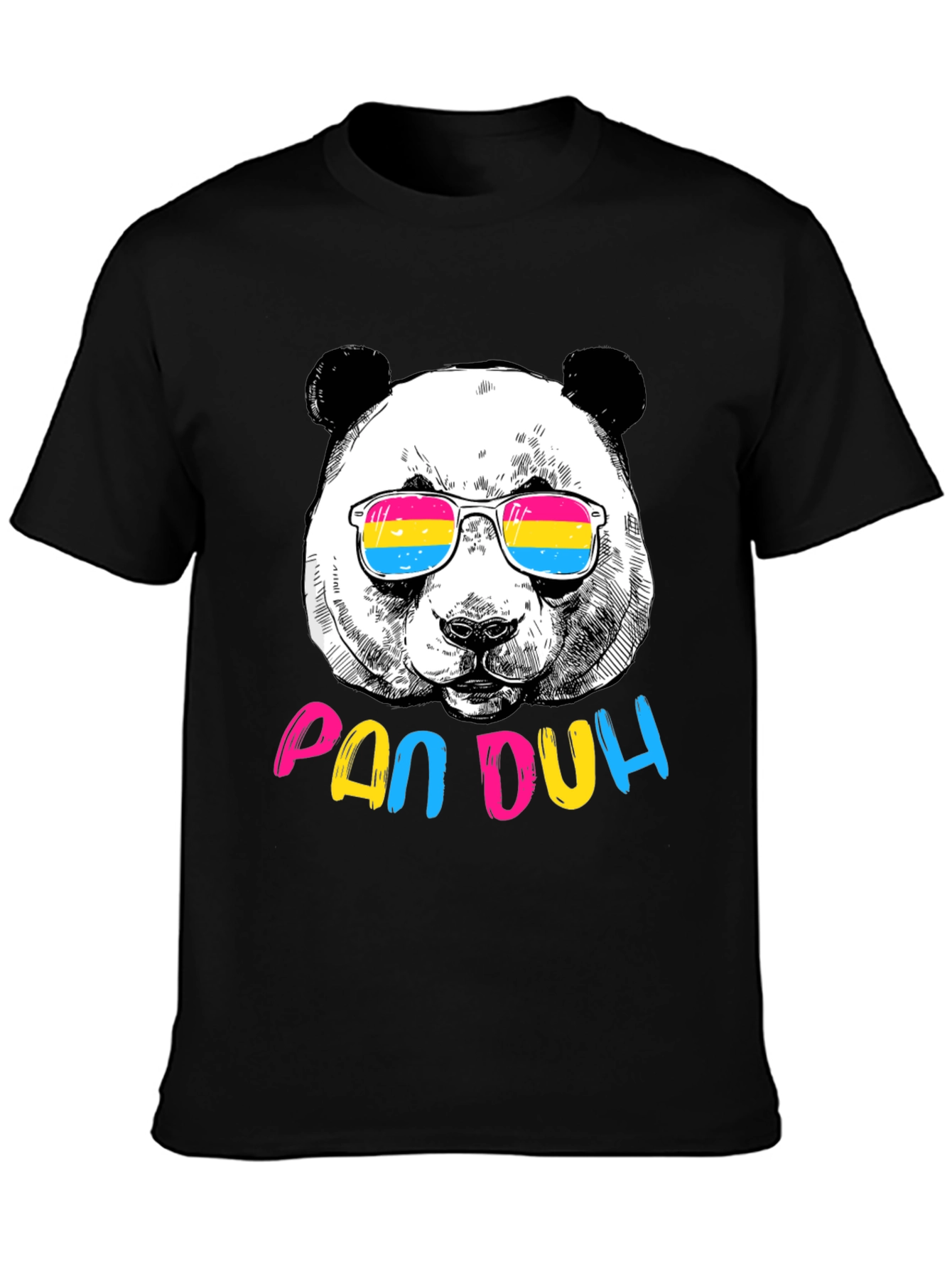Panda Pan Duh T-Shirt - Cool Bear Pride Tee