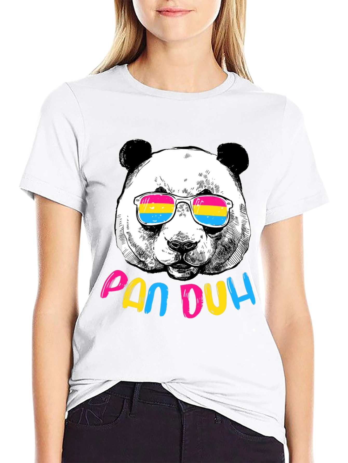 Panda Pan Duh T-Shirt - Cool Bear Pride Tee