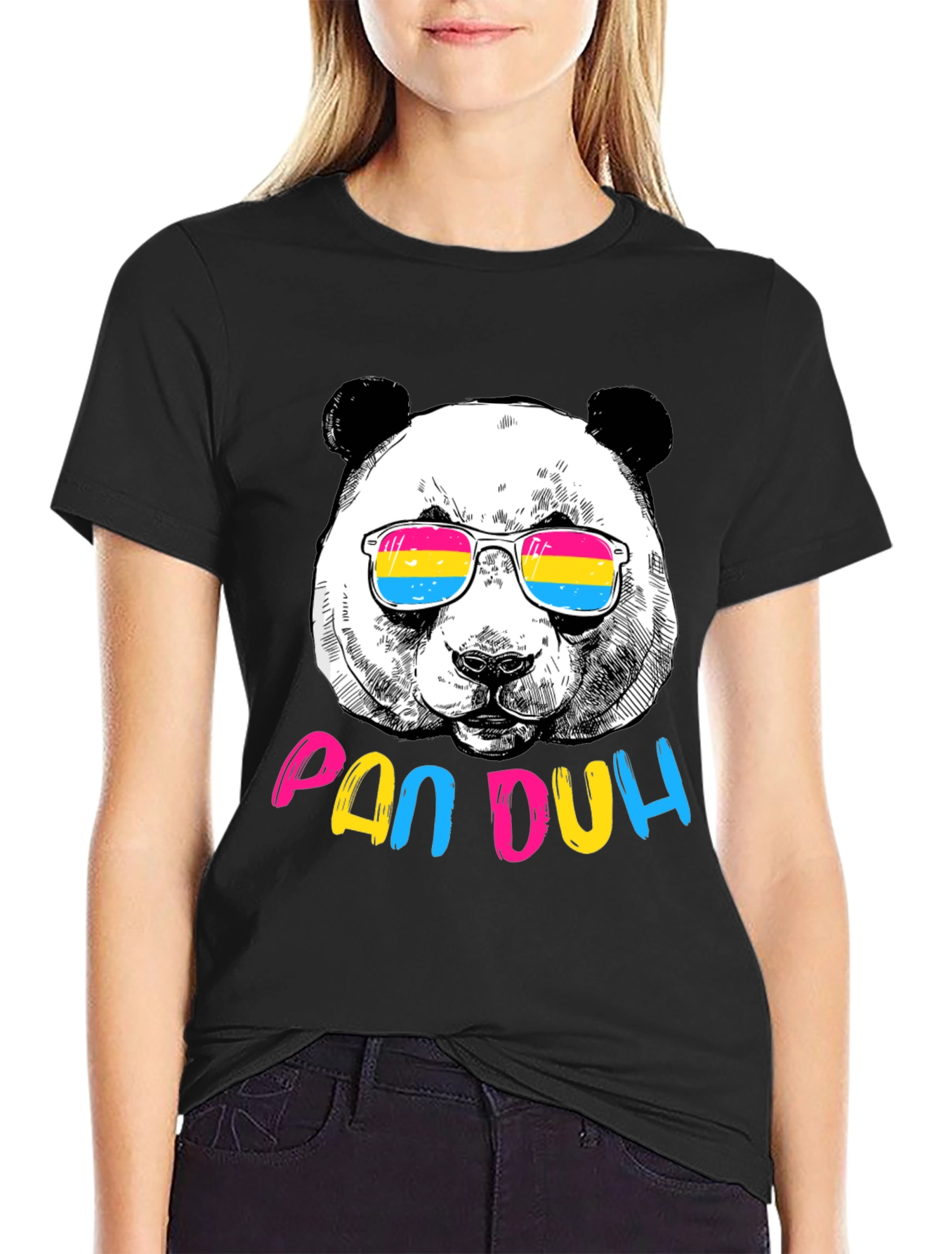 Panda Pan Duh T-Shirt - Cool Bear Pride Tee
