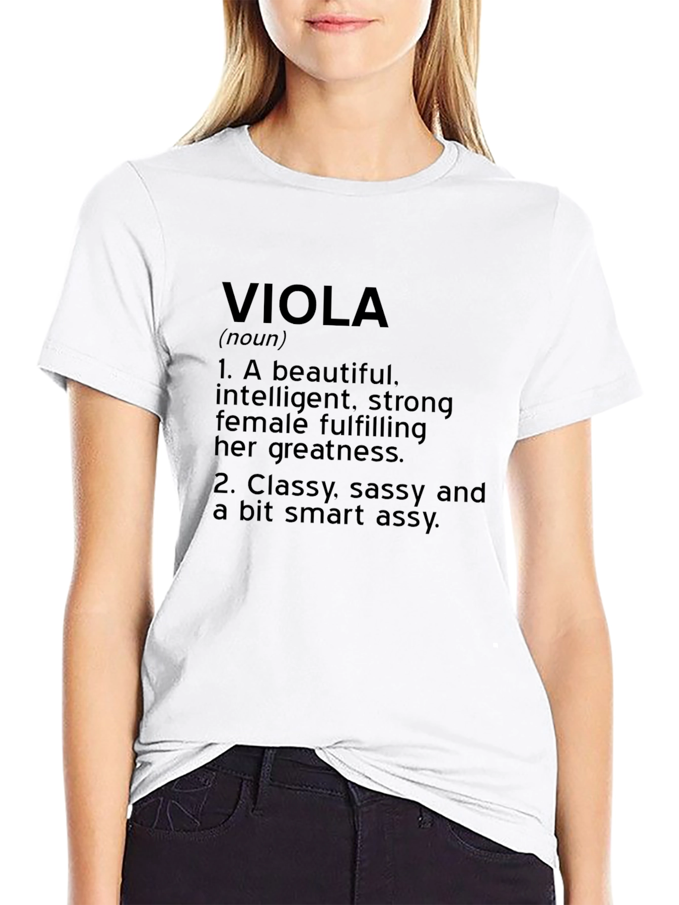 Viola Definition T-Shirt - Classy Sassy Smart Apparel