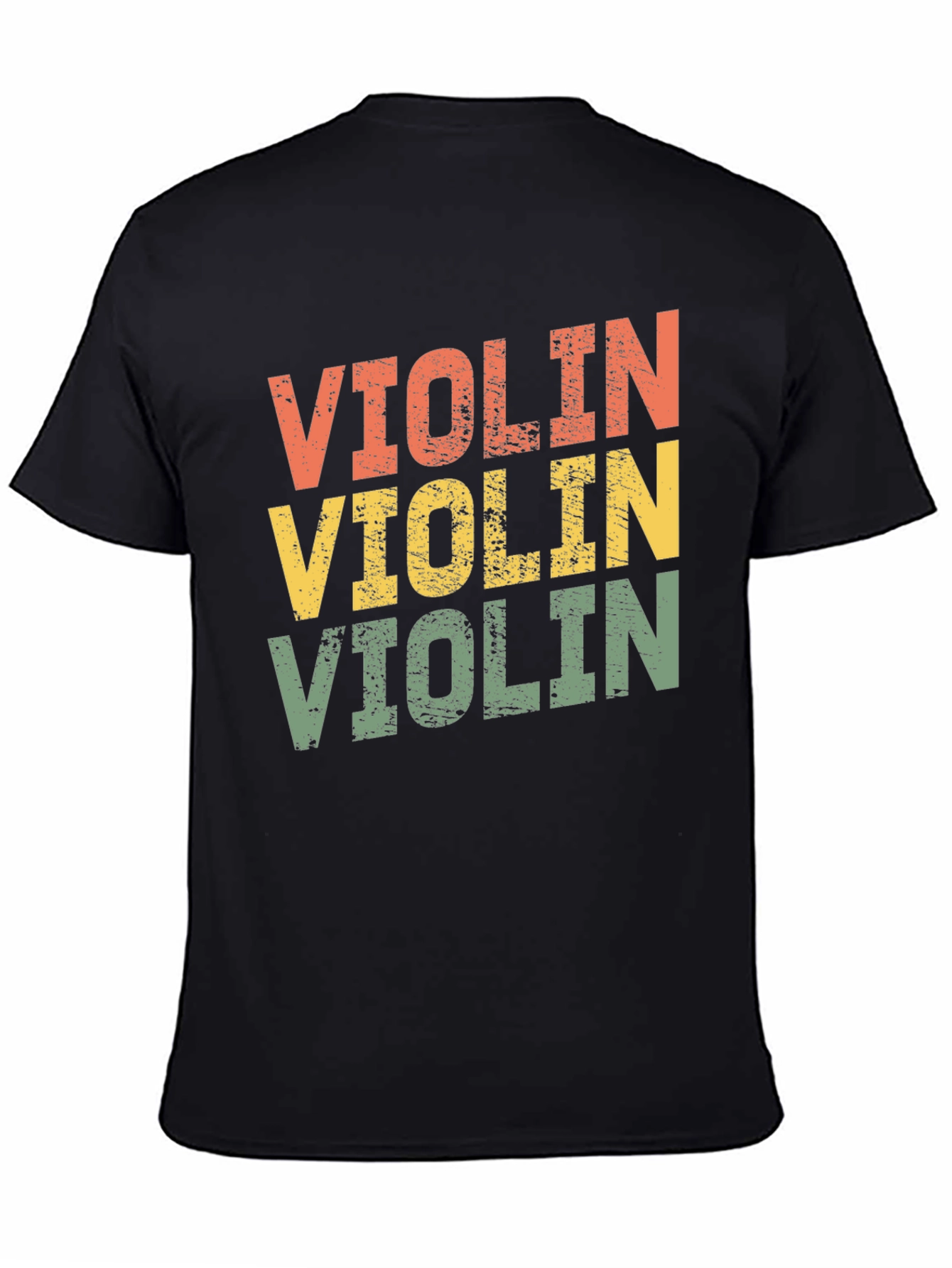 Retro Violin T-Shirt - Musical Instrument Tee