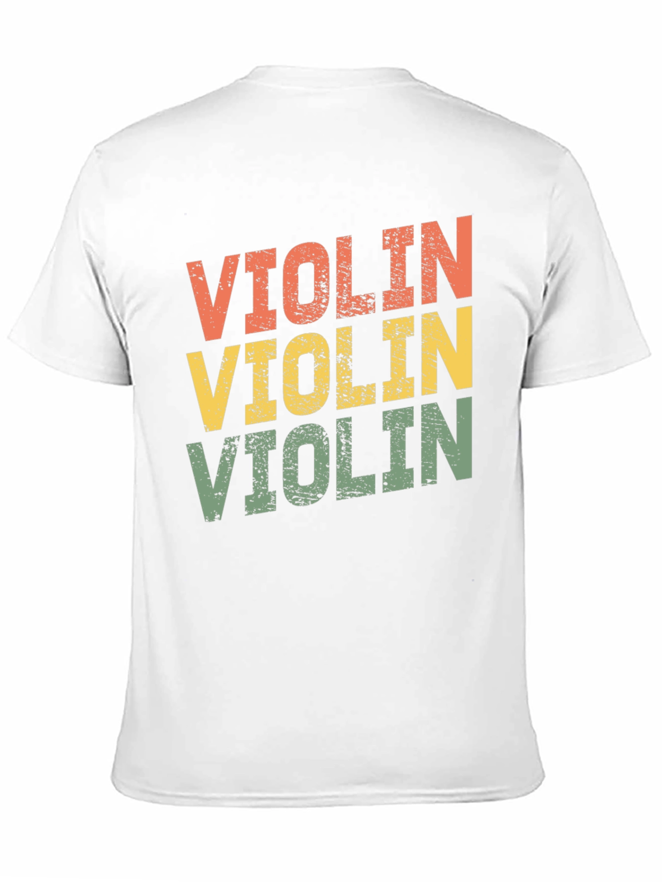 Retro Violin T-Shirt - Musical Instrument Tee