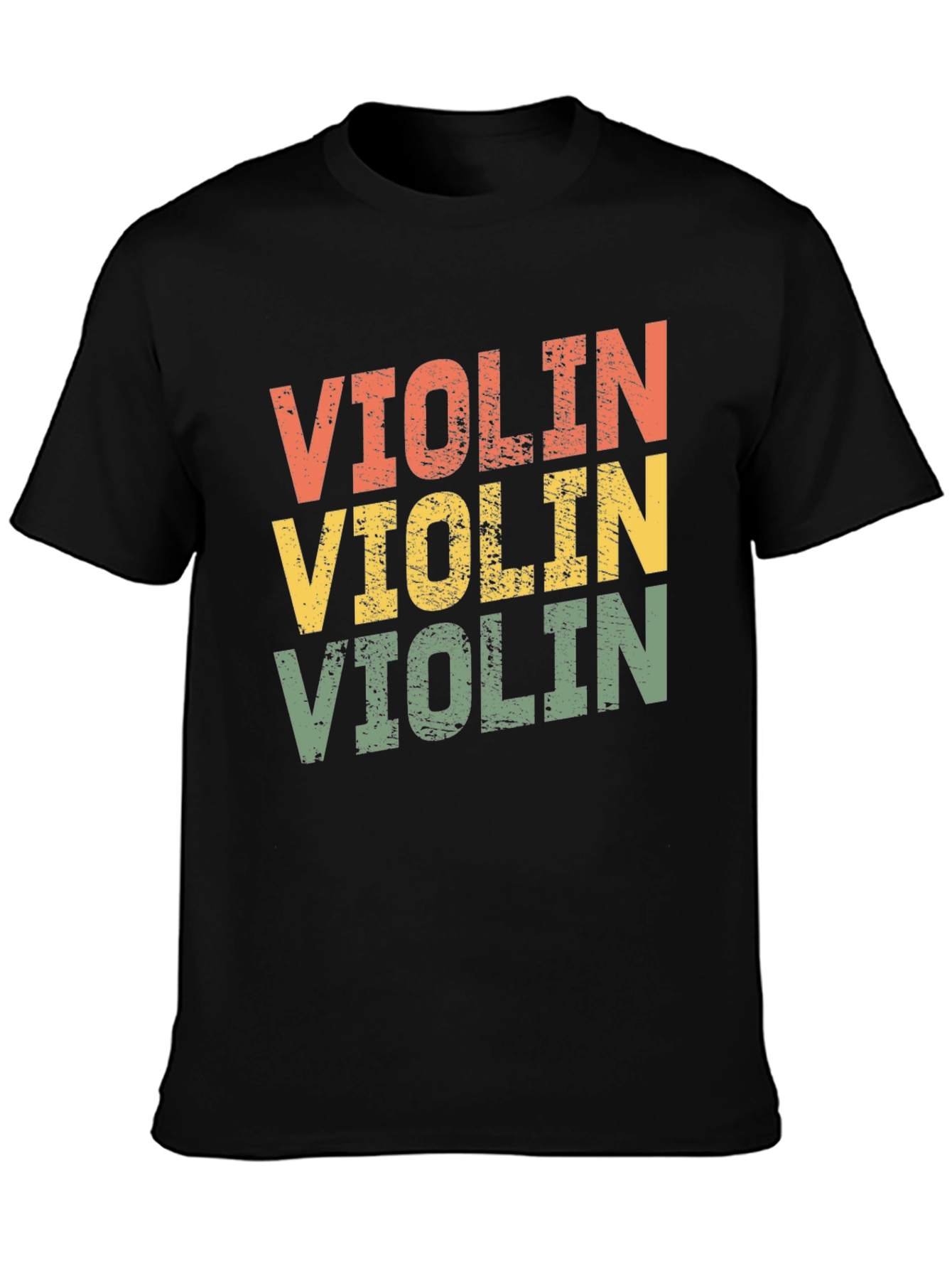 Retro Violin T-Shirt - Musical Instrument Tee