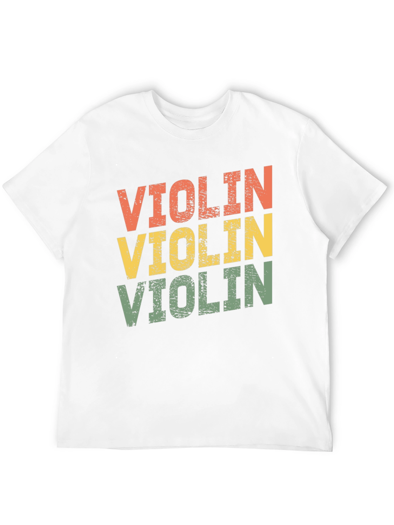 Retro Violin T-Shirt - Musical Instrument Tee