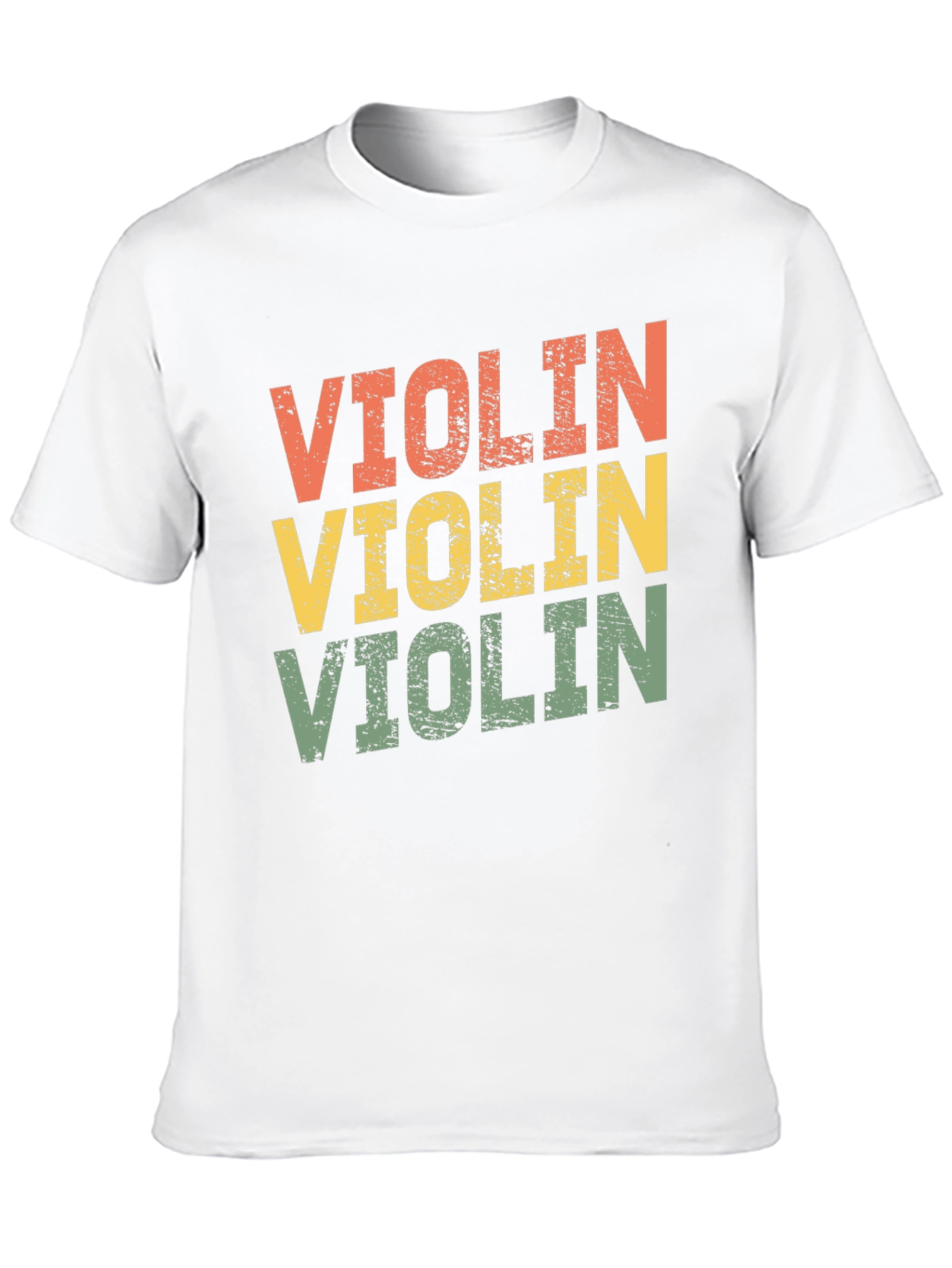 Retro Violin T-Shirt - Musical Instrument Tee