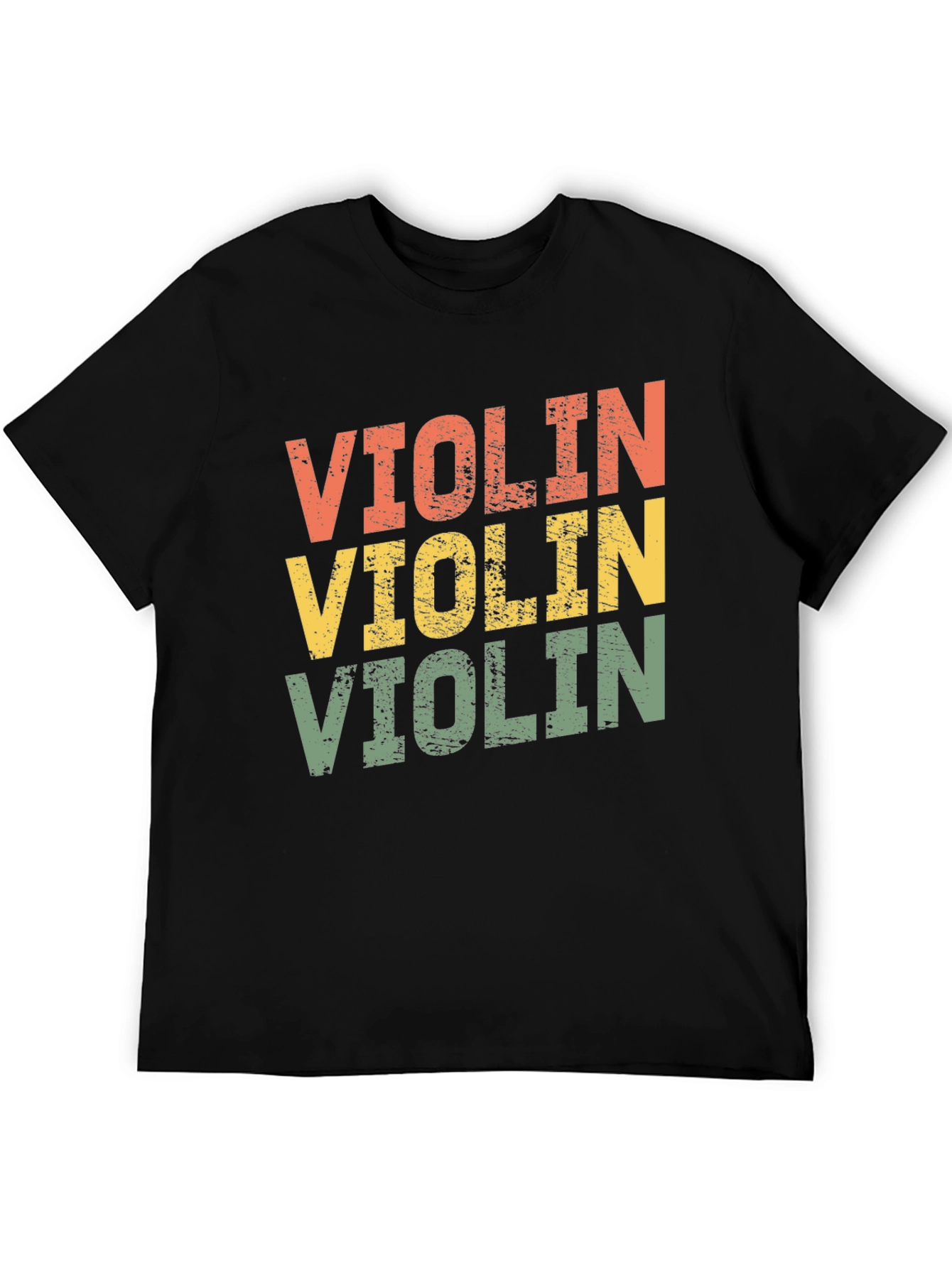 Retro Violin T-Shirt - Musical Instrument Tee