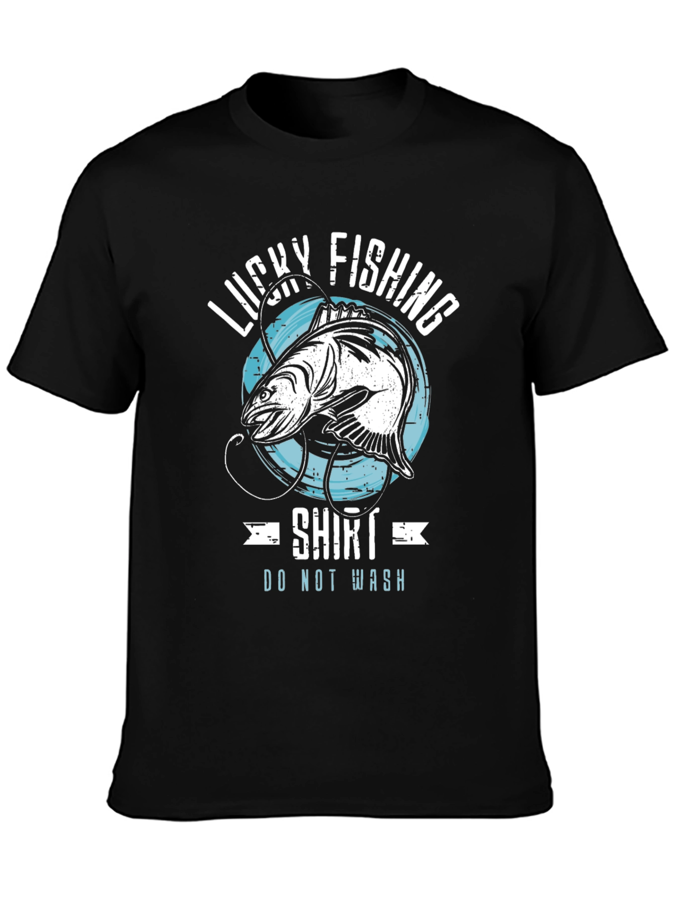 Lucky Fishing Shirt - Novelty Graphic Tee
