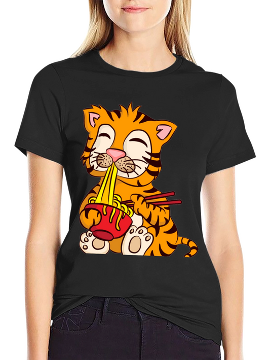 Cute Tiger Ramen T-Shirt