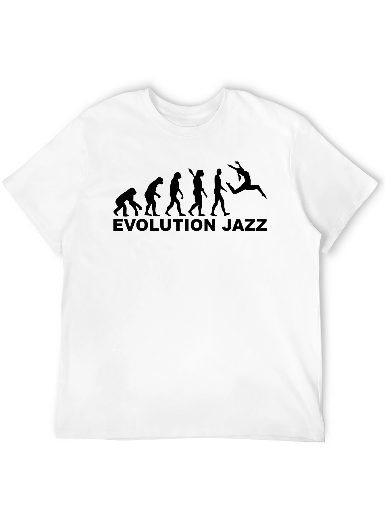 Evolution of Jazz T-Shirt - Black Cotton Tee