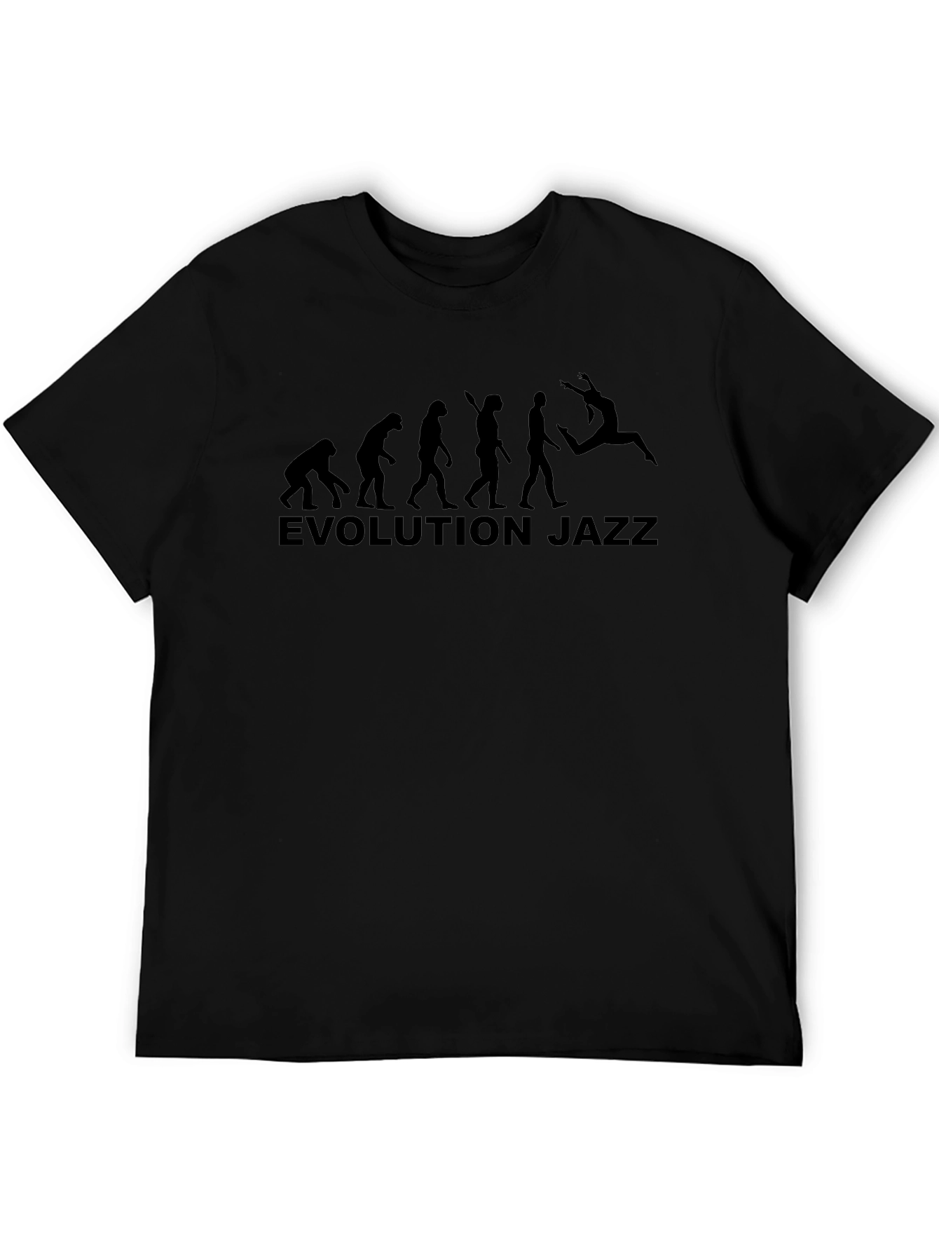 Evolution of Jazz T-Shirt - Black Cotton Tee