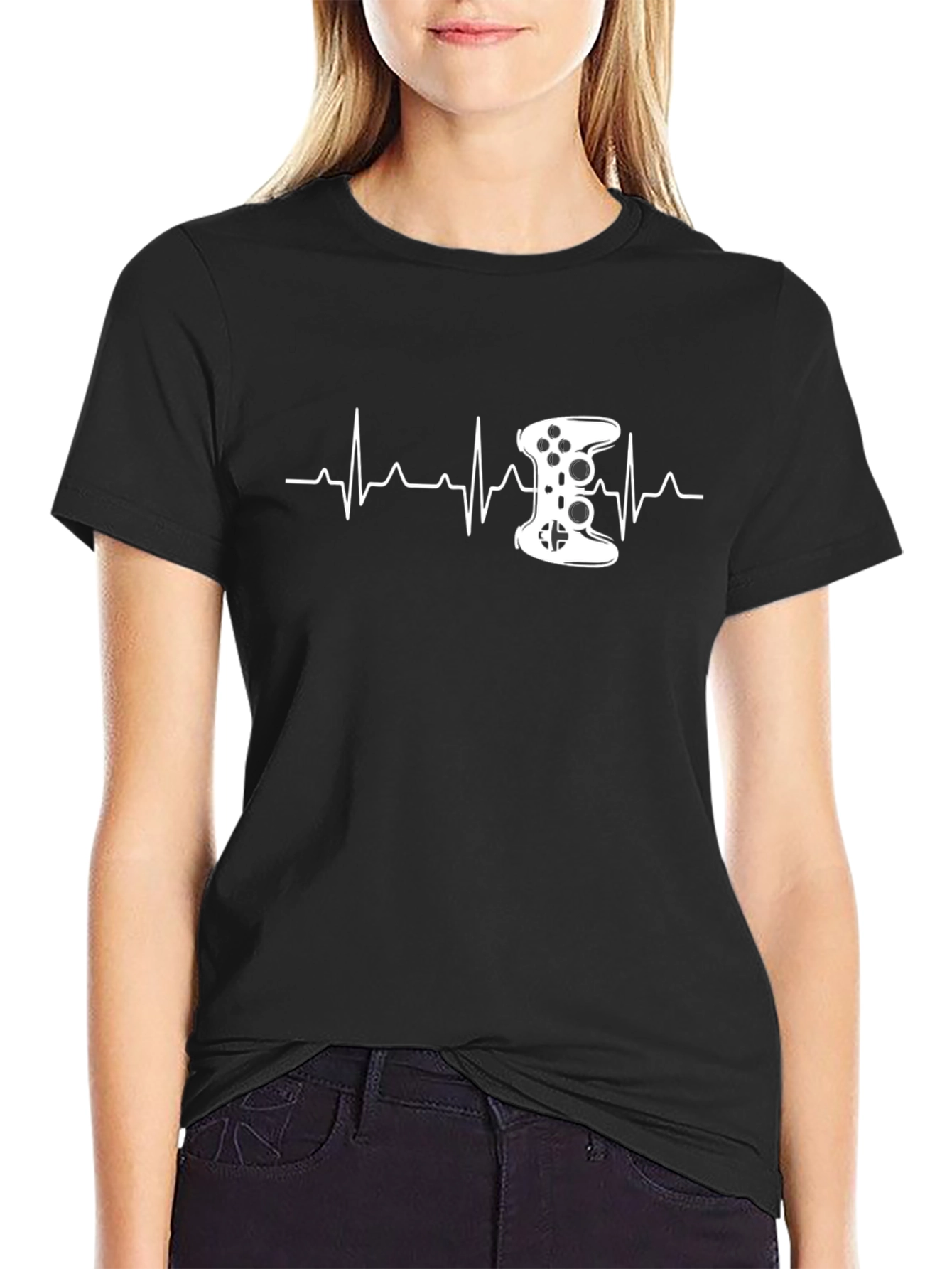 Gamer Heartbeat T-Shirt - Controller Design