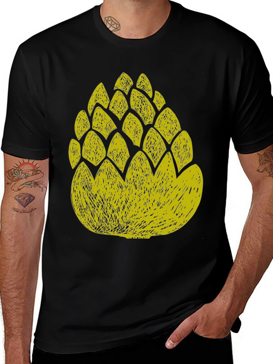 Hop Cone Graphic T-Shirt - Black